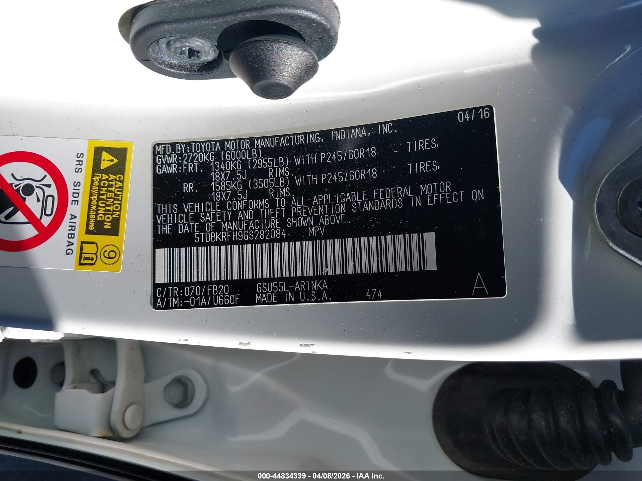TOYOTA HIGHLANDER image 9