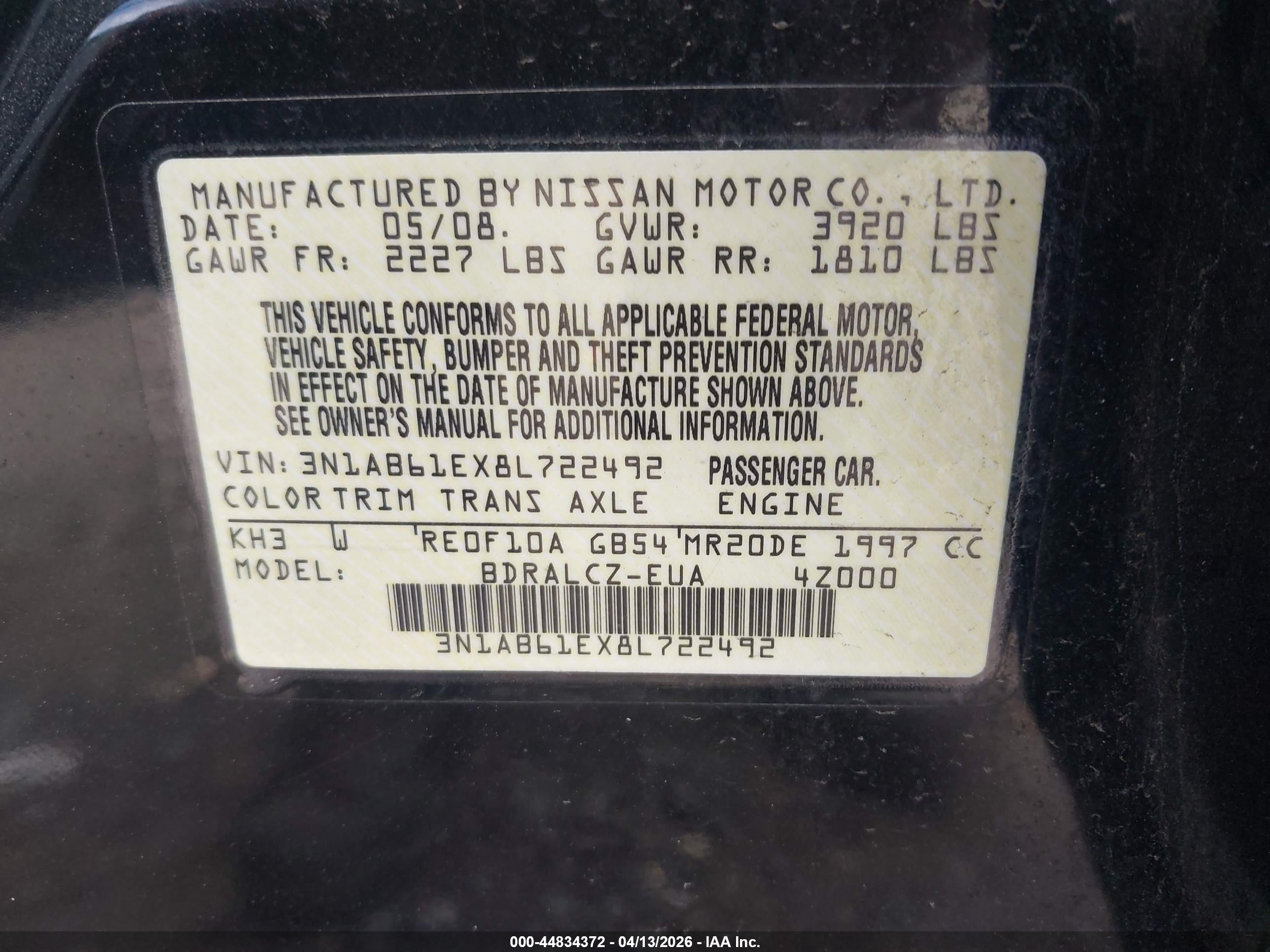 NISSAN SENTRA image 9