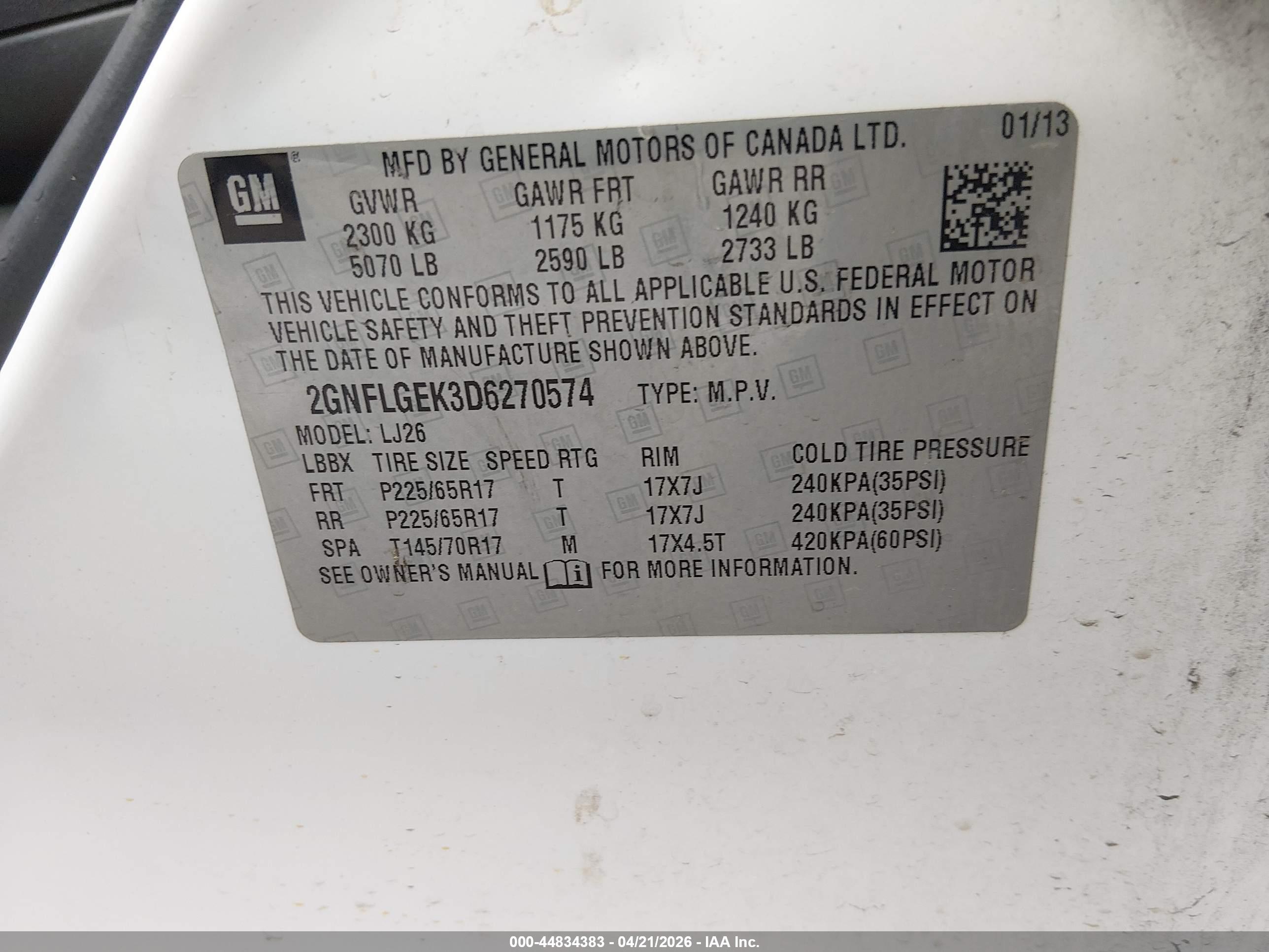 CHEVROLET EQUINOX image 9