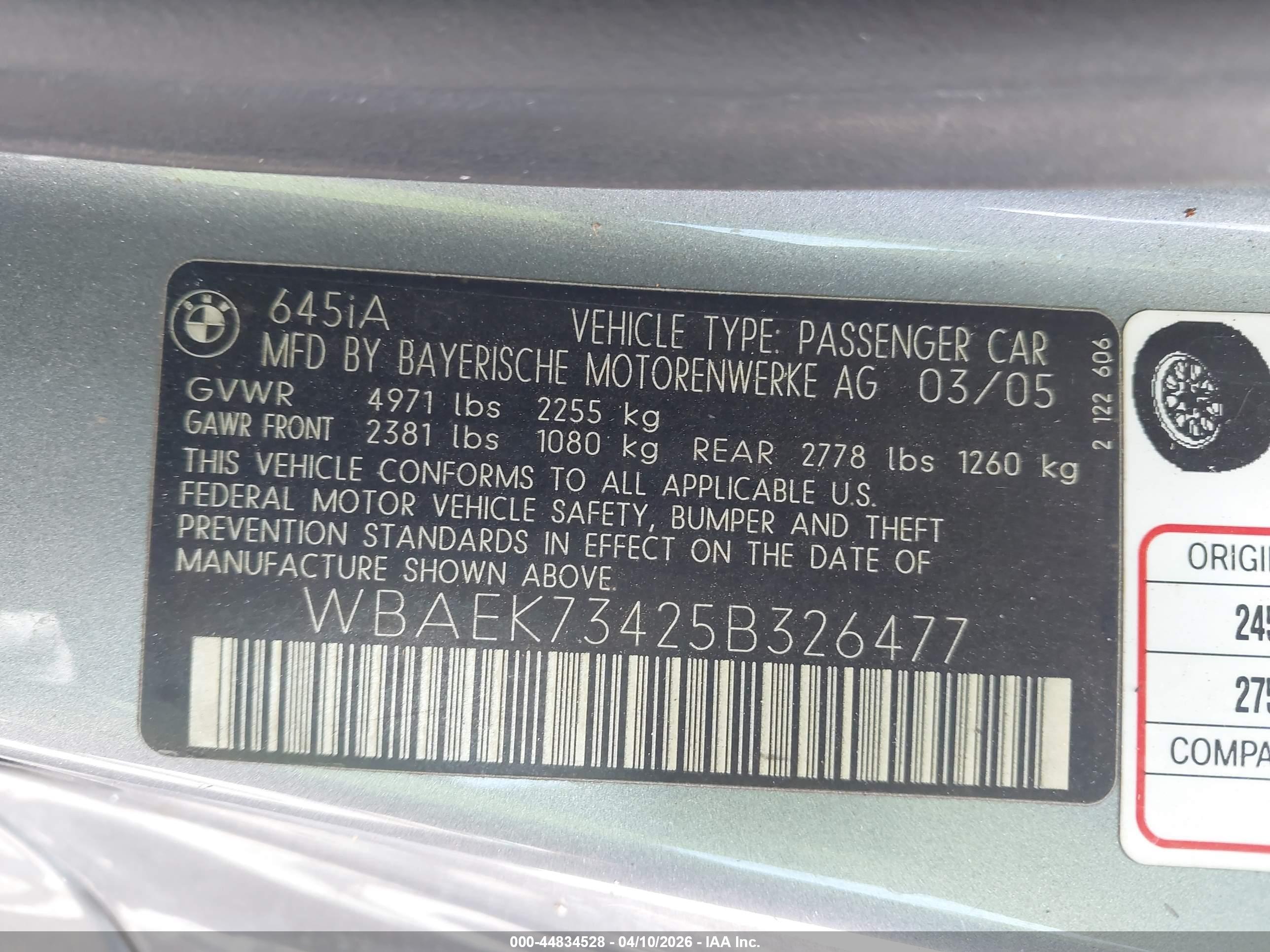 BMW 645CI image 9