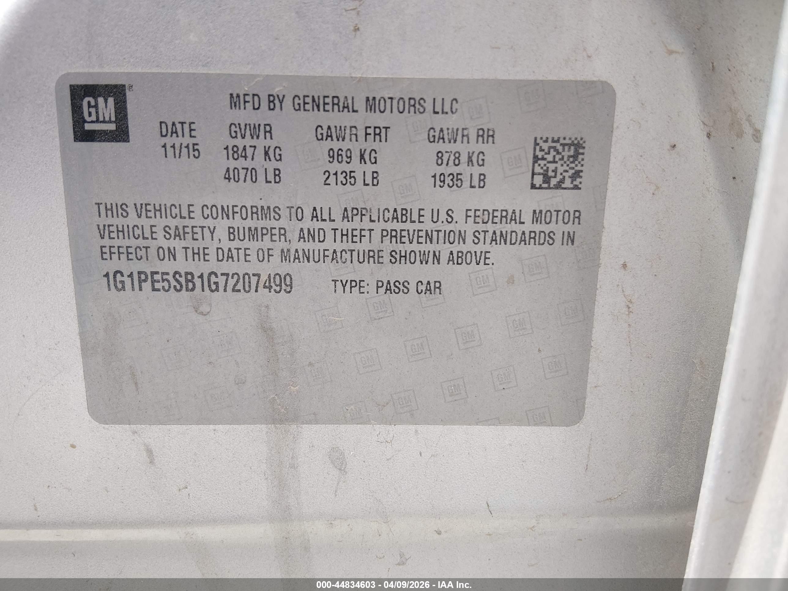 CHEVROLET CRUZE image 9
