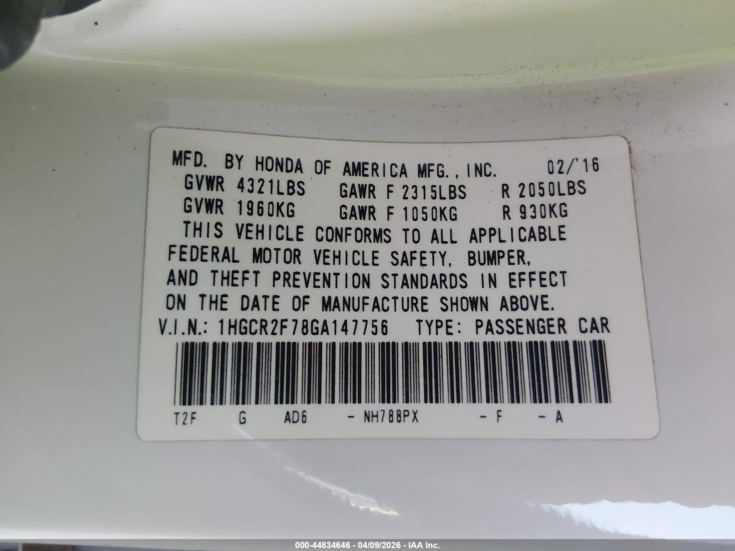 HONDA ACCORD image 9