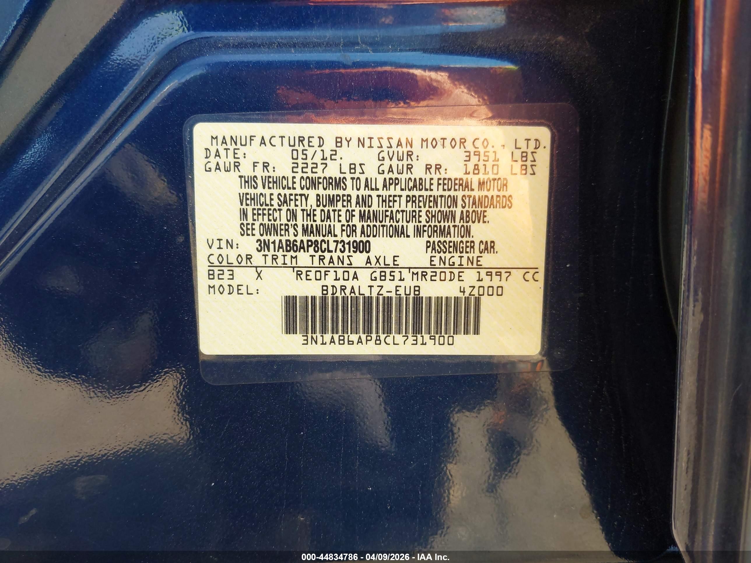 NISSAN SENTRA image 9
