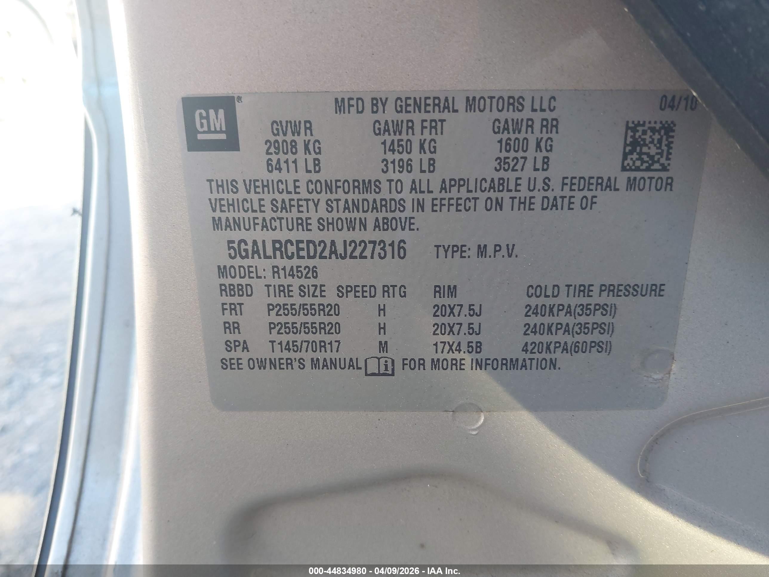 BUICK ENCLAVE image 9