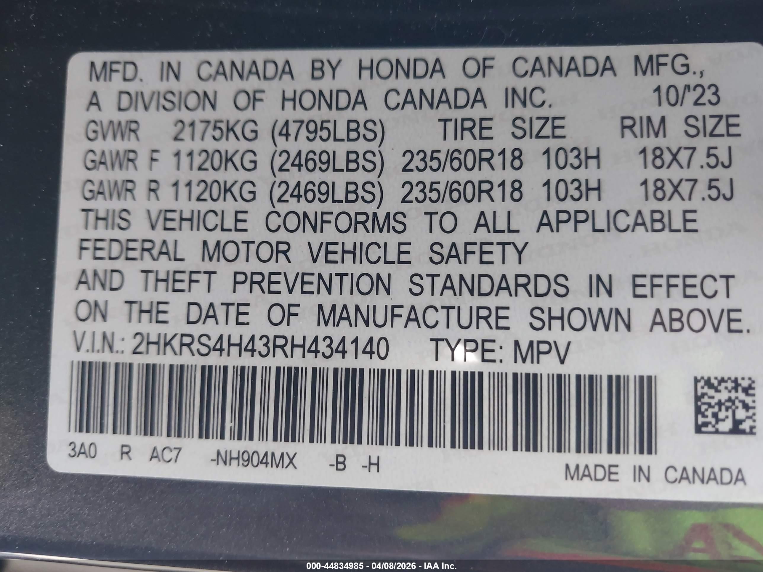 HONDA CR-V image 9