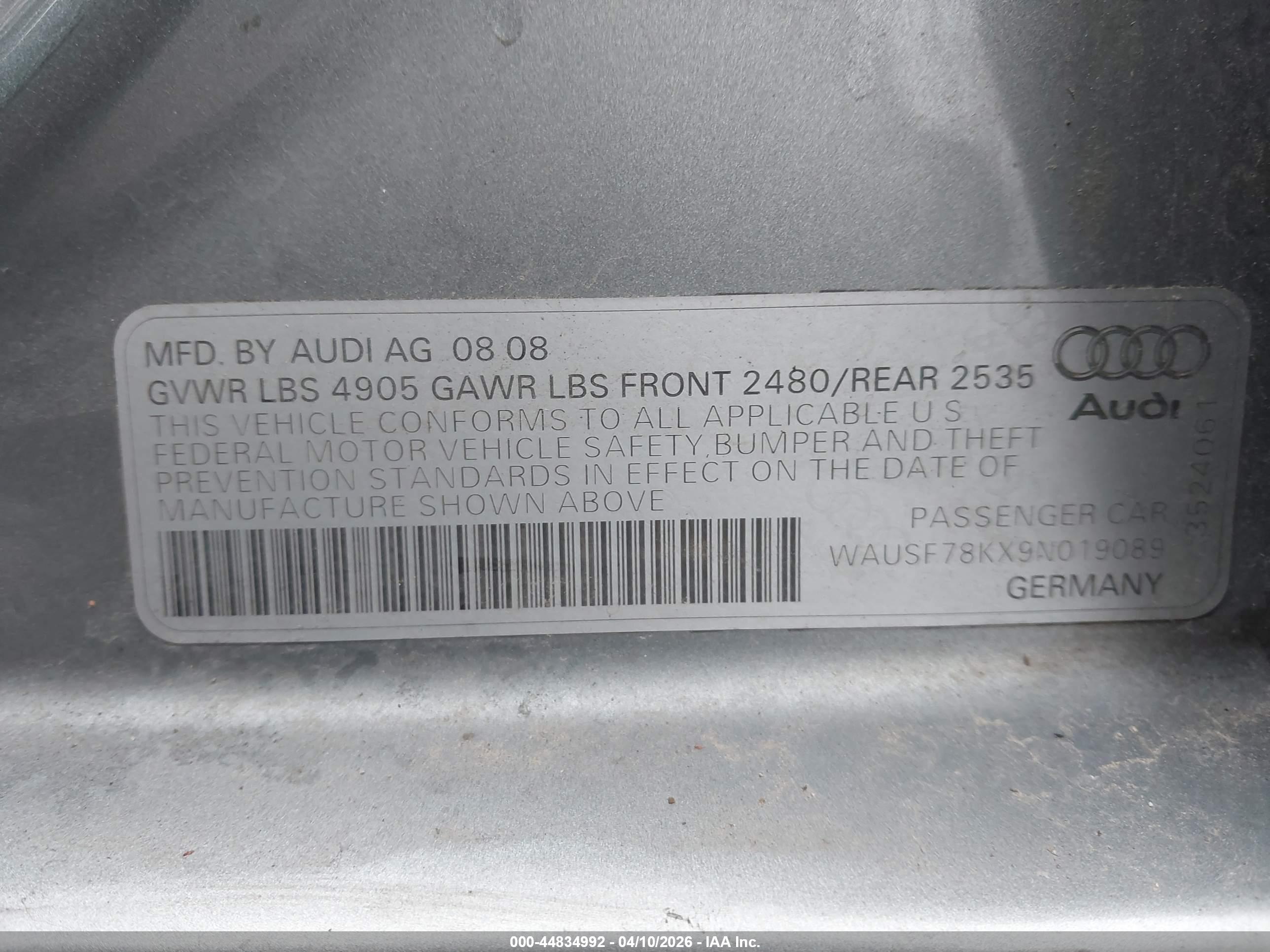 AUDI A4 image 9