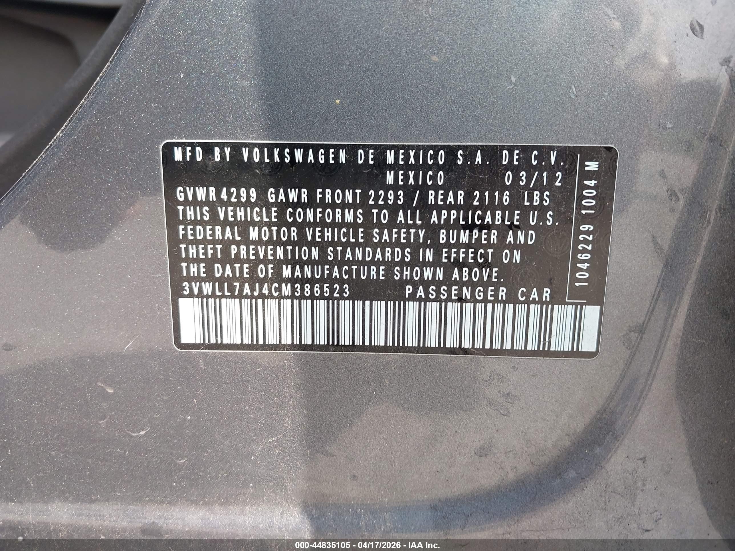 VOLKSWAGEN JETTA image 9