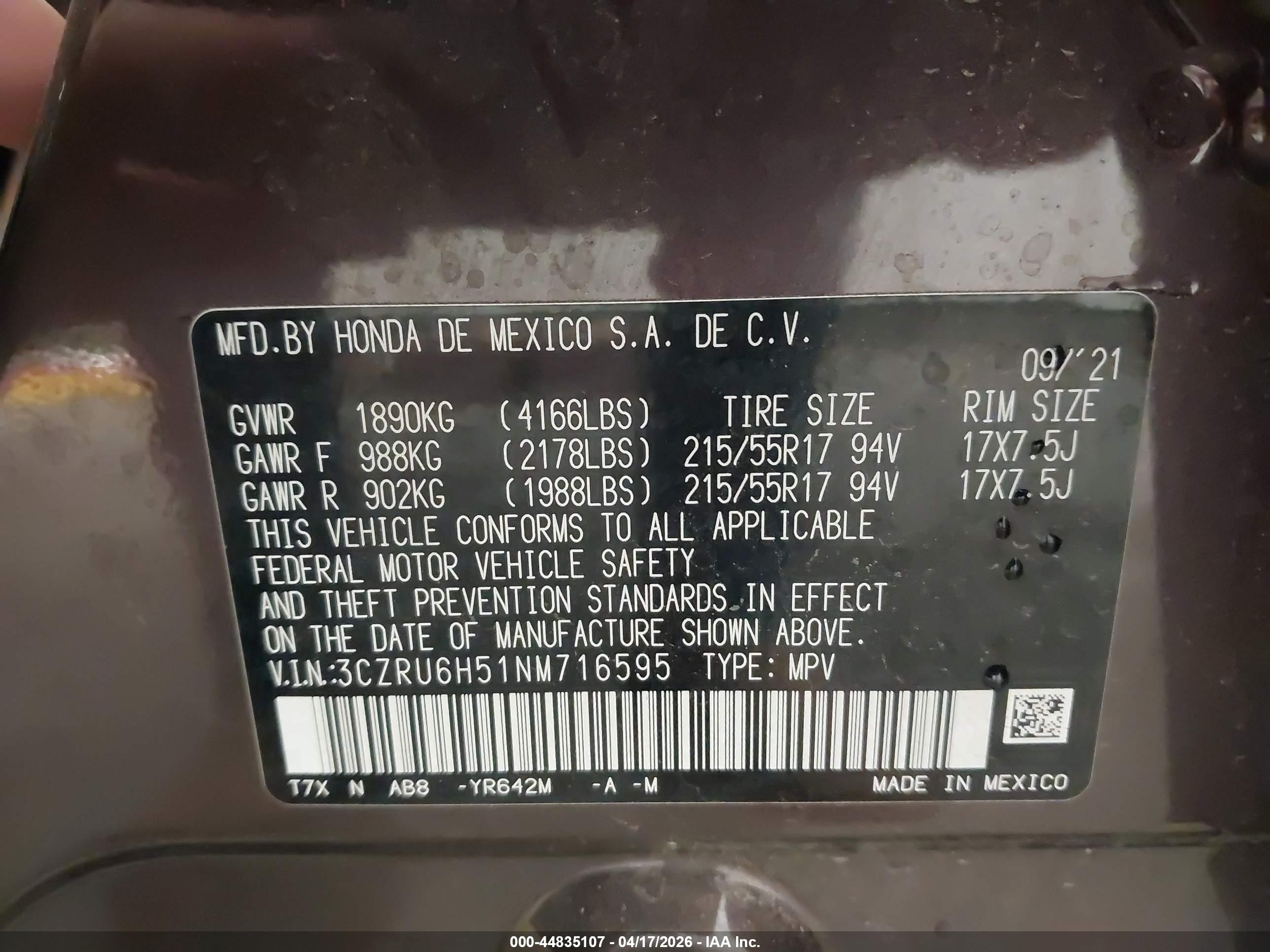 HONDA HR-V image 9