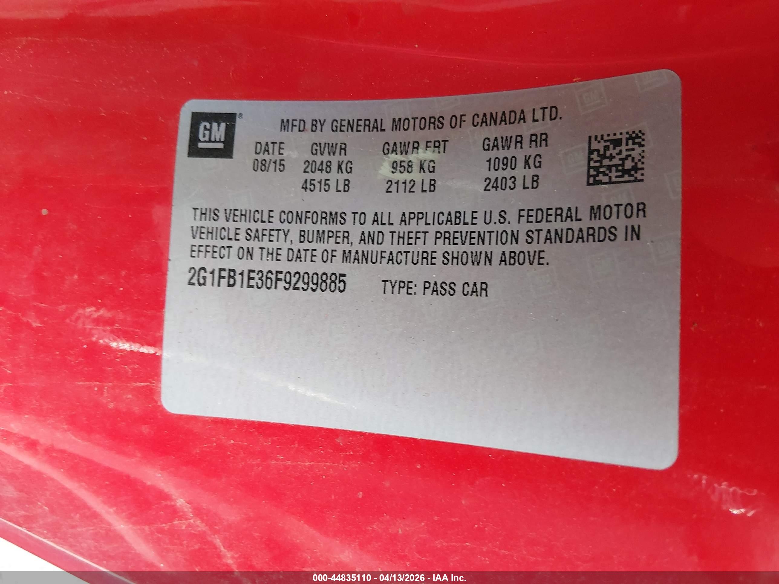 CHEVROLET CAMARO image 9