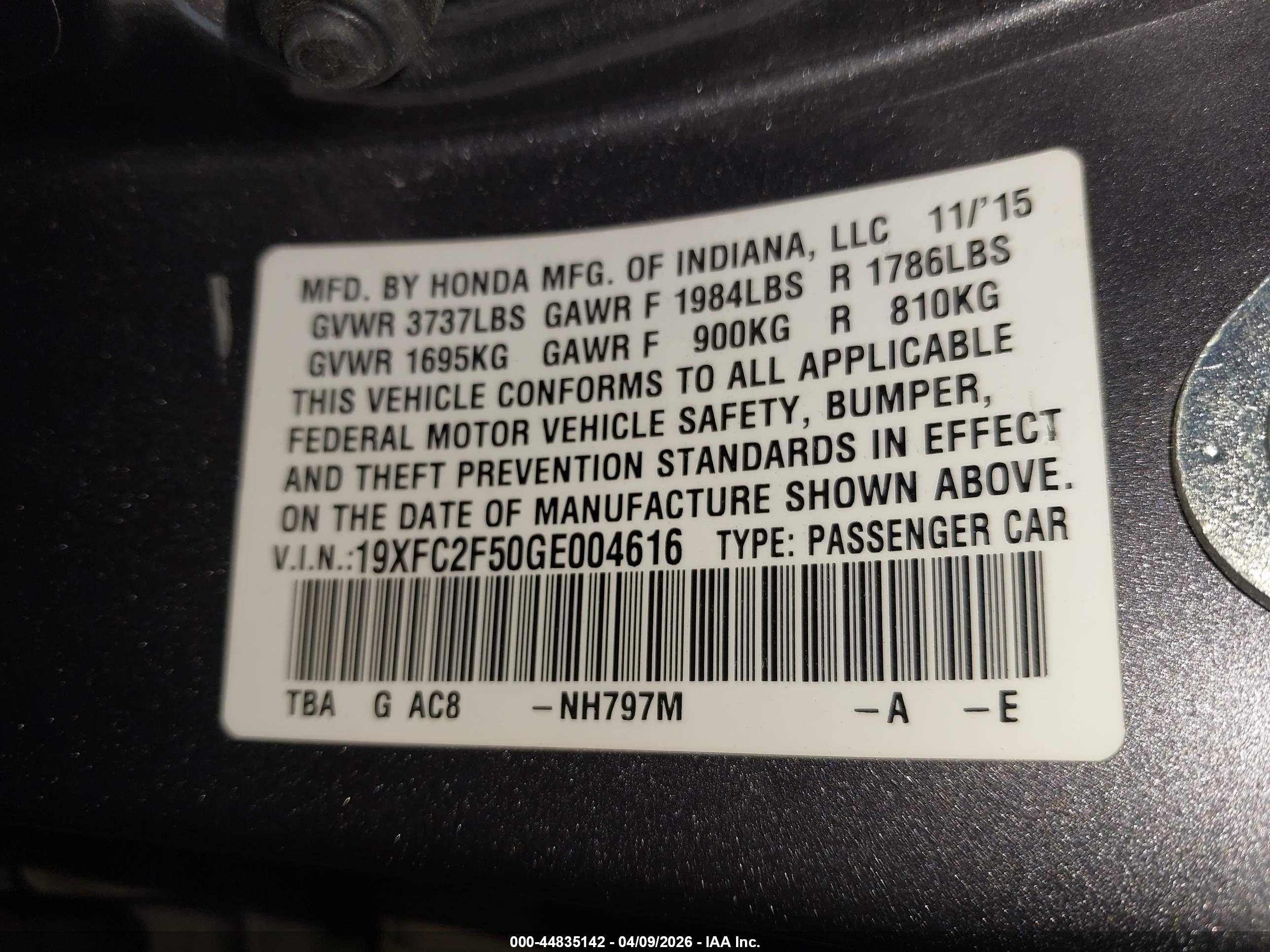 HONDA CIVIC image 9