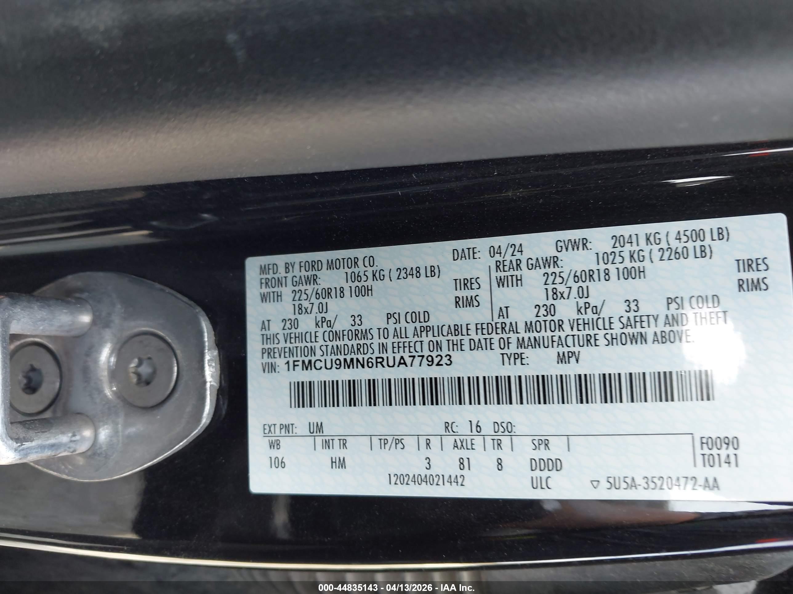 FORD ESCAPE image 9