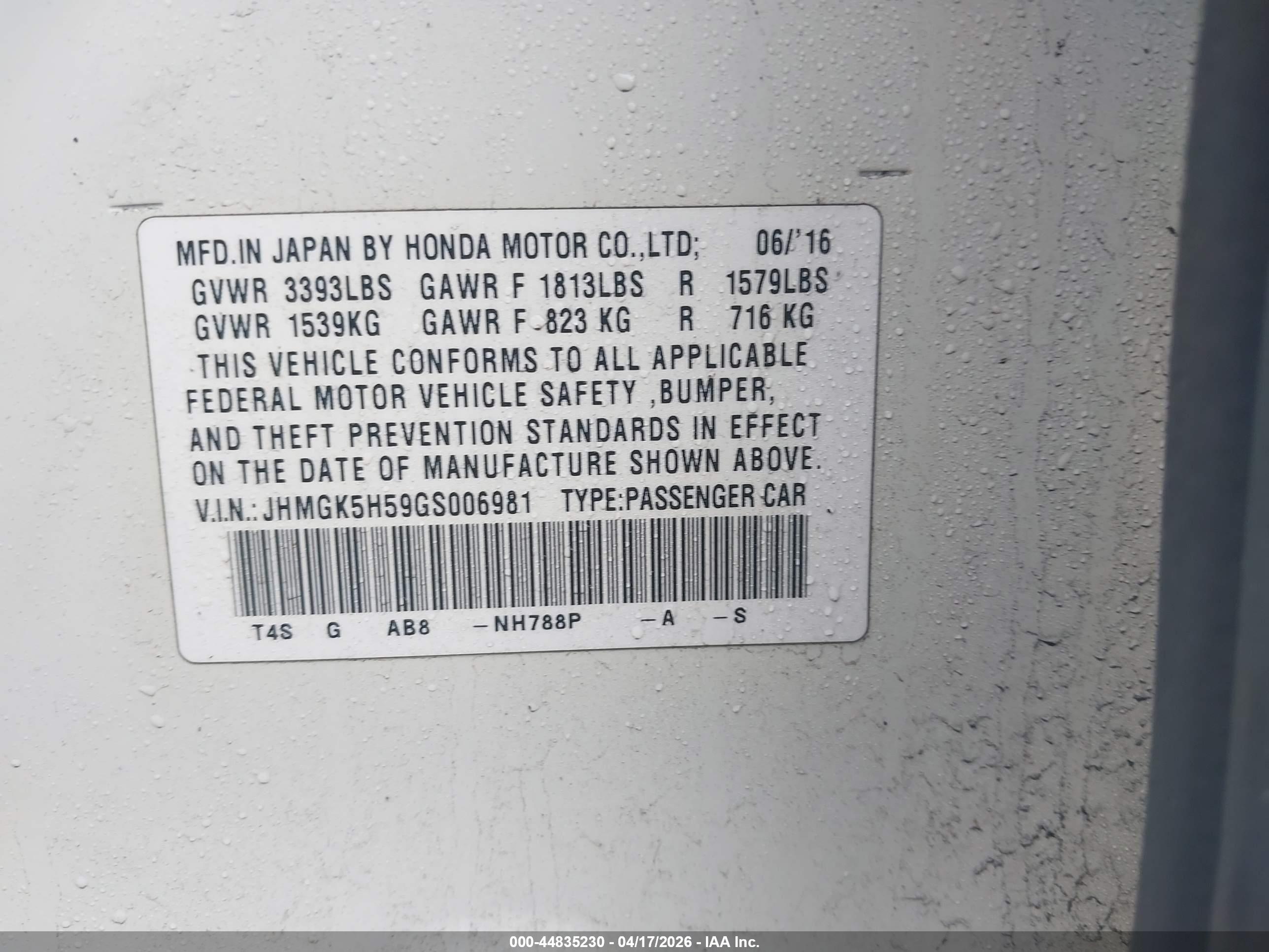 HONDA FIT image 9