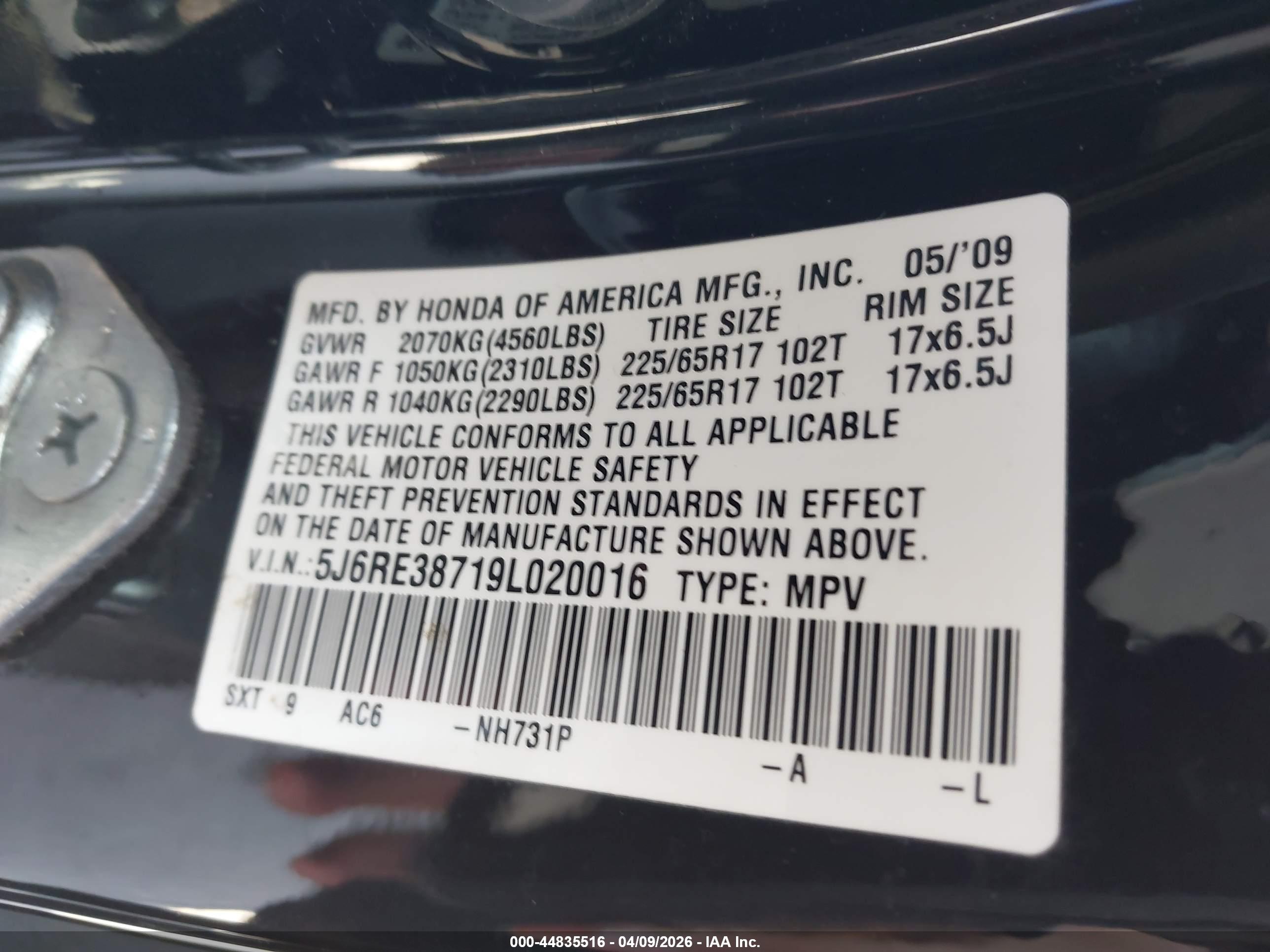 HONDA CR-V image 9
