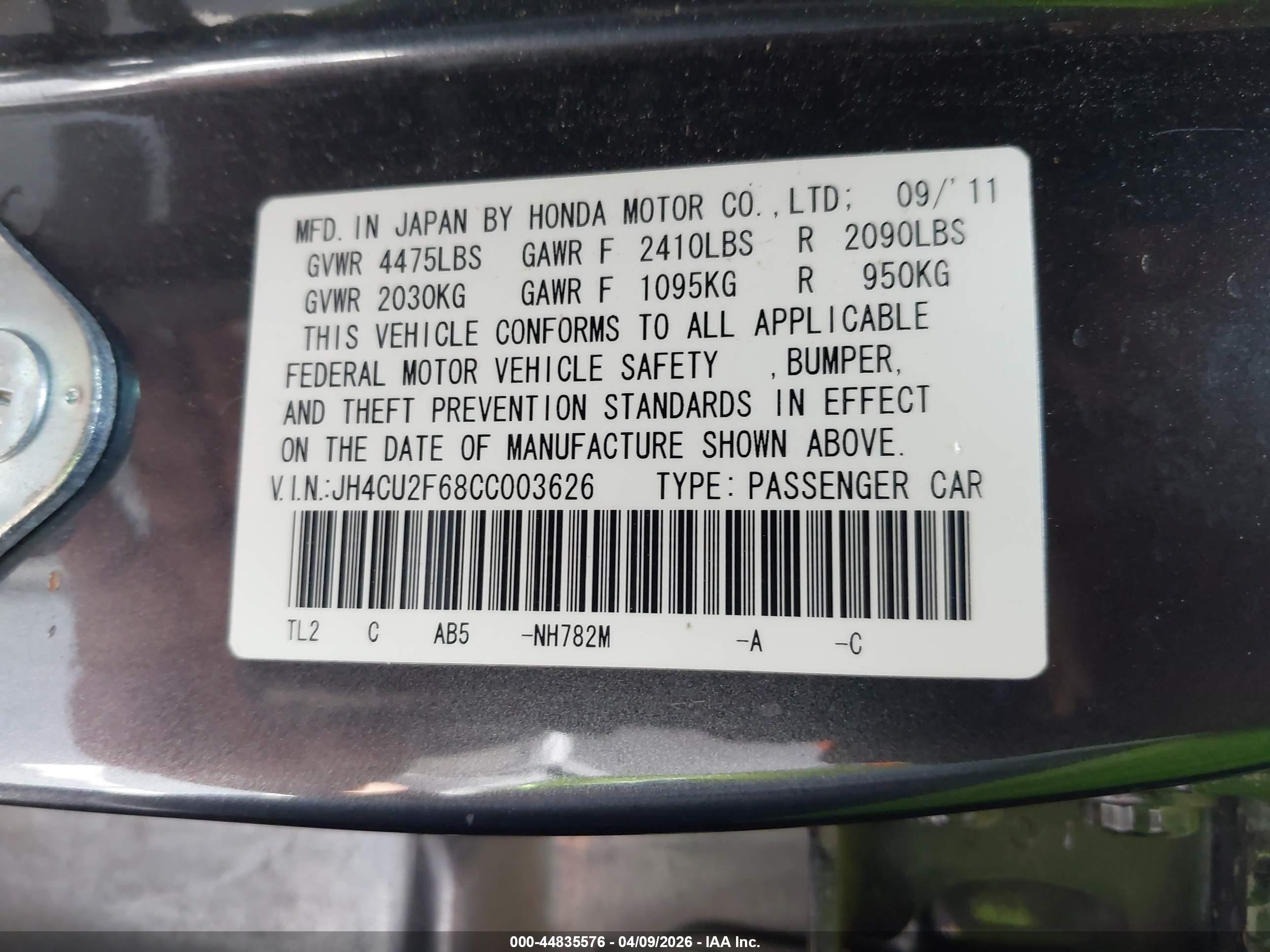 ACURA TSX image 9