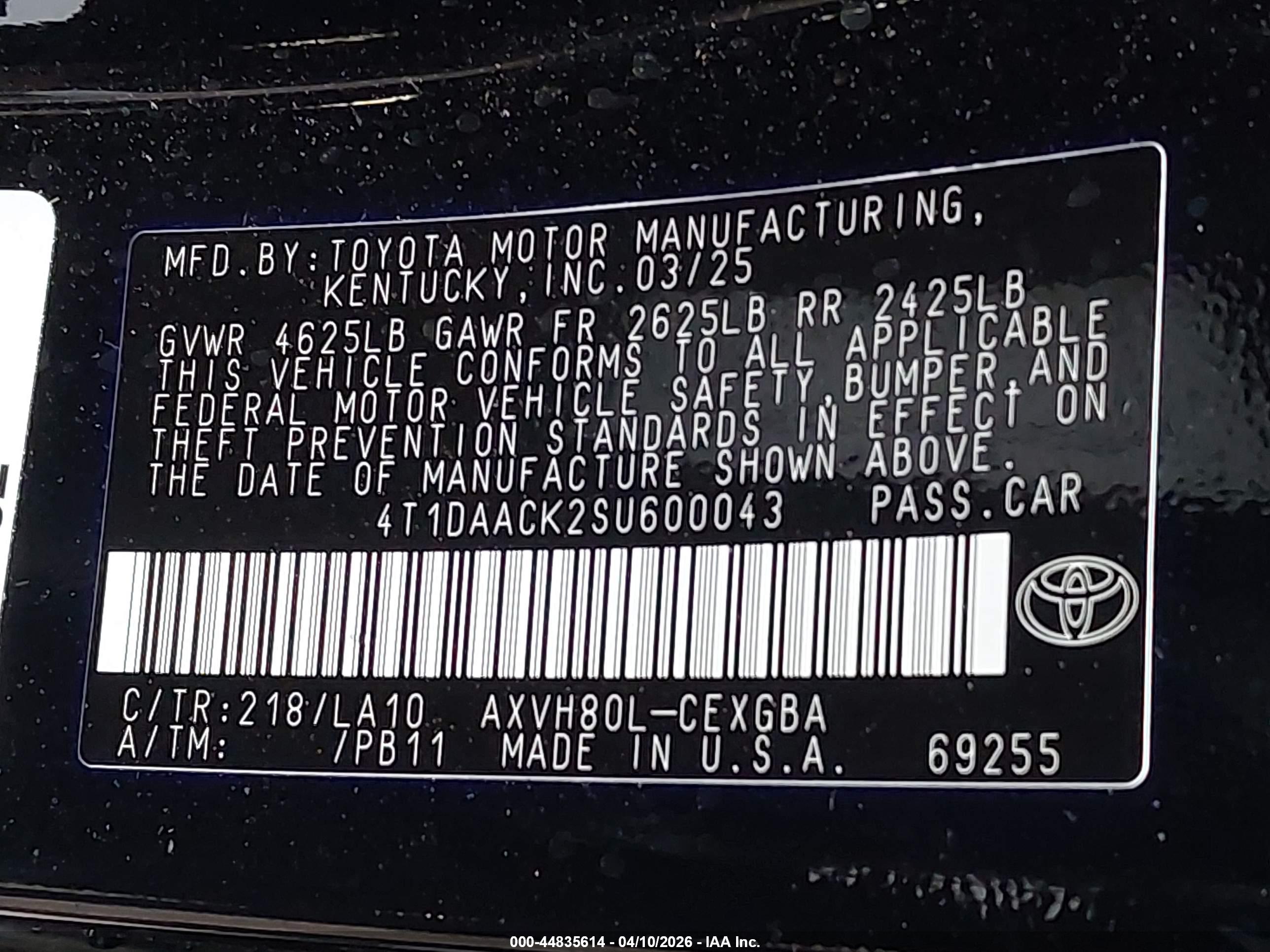 TOYOTA CAMRY image 9