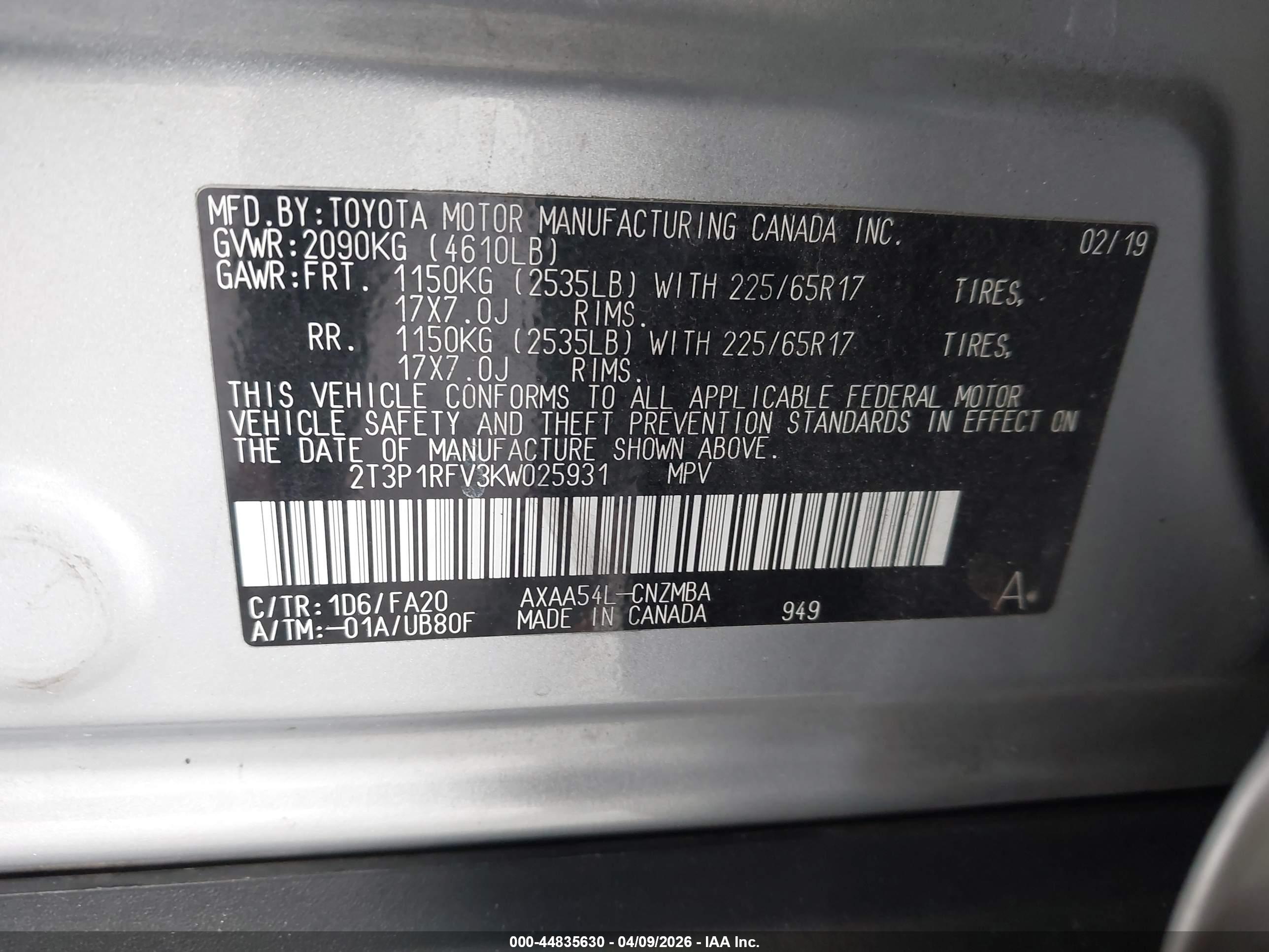 TOYOTA RAV4 image 9