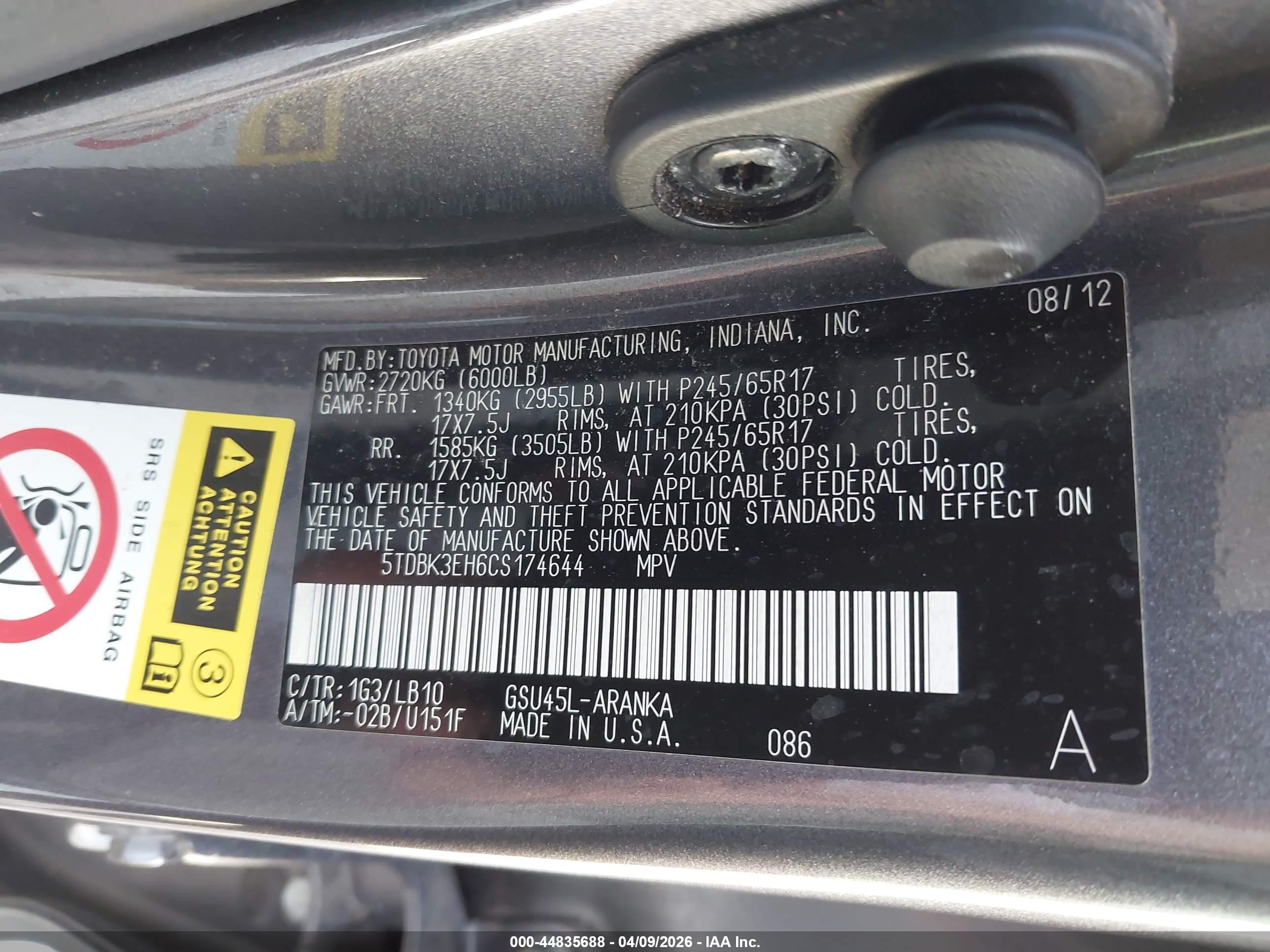 TOYOTA HIGHLANDER image 9