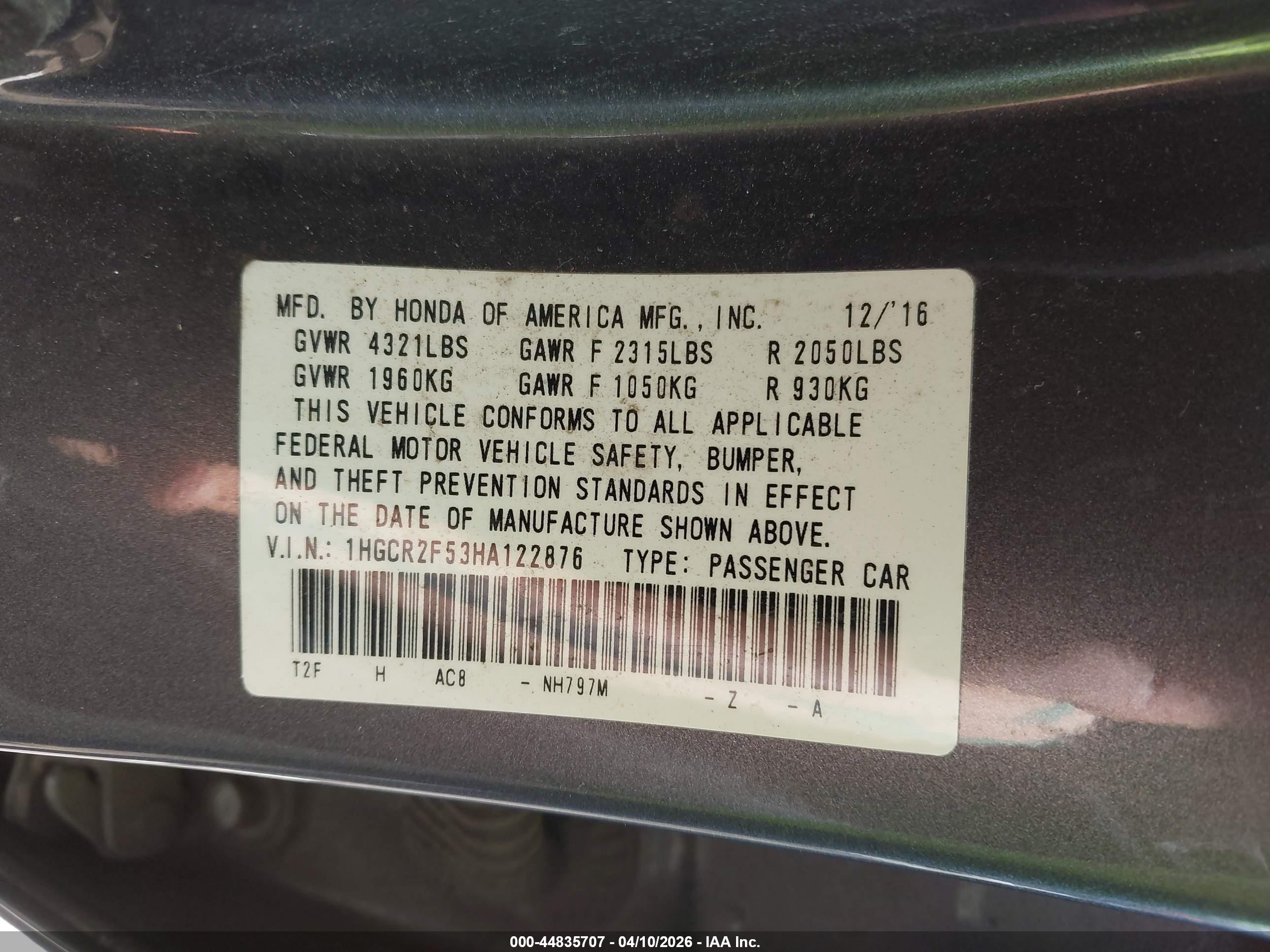 HONDA ACCORD image 9