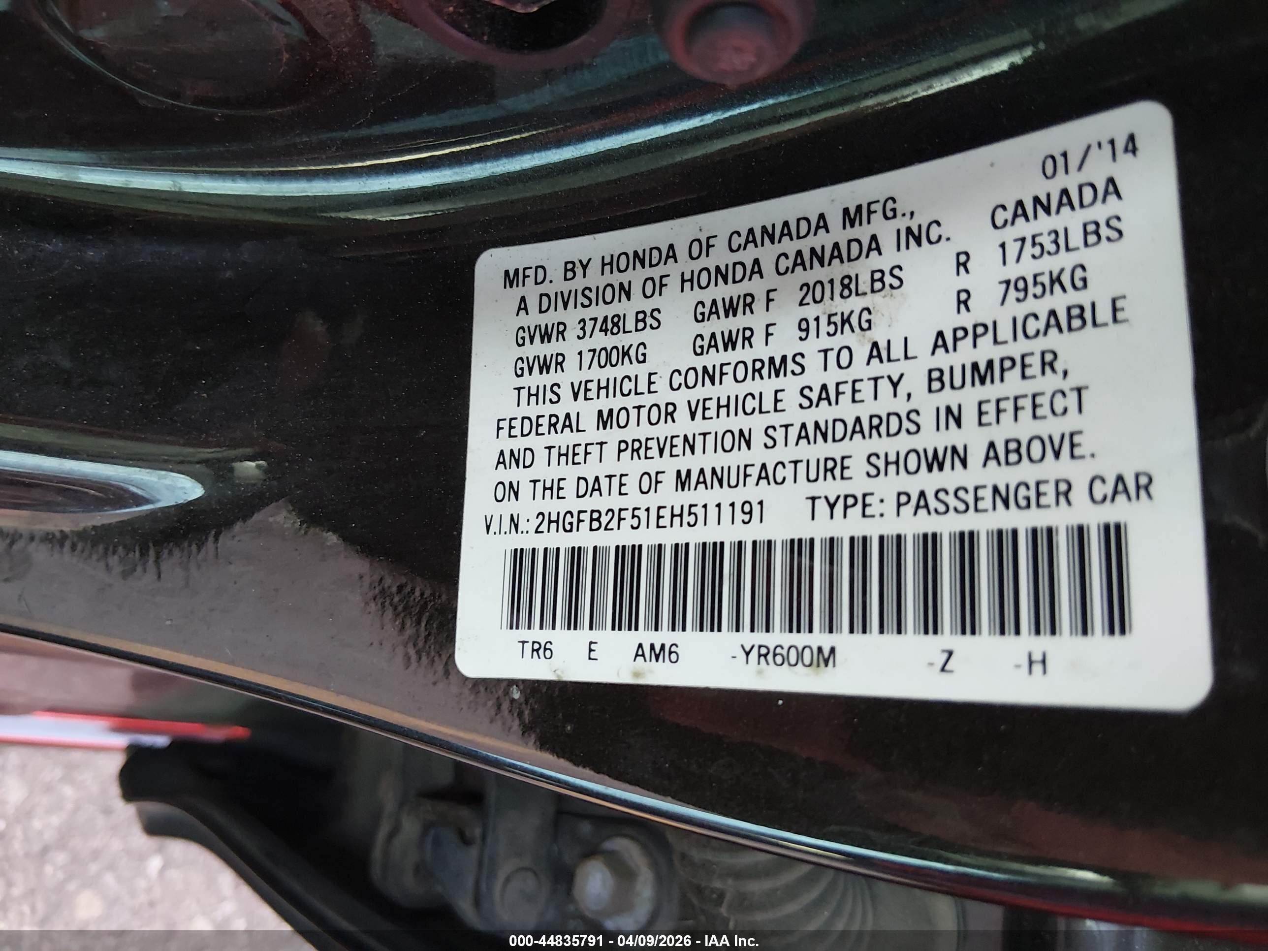 HONDA CIVIC image 9