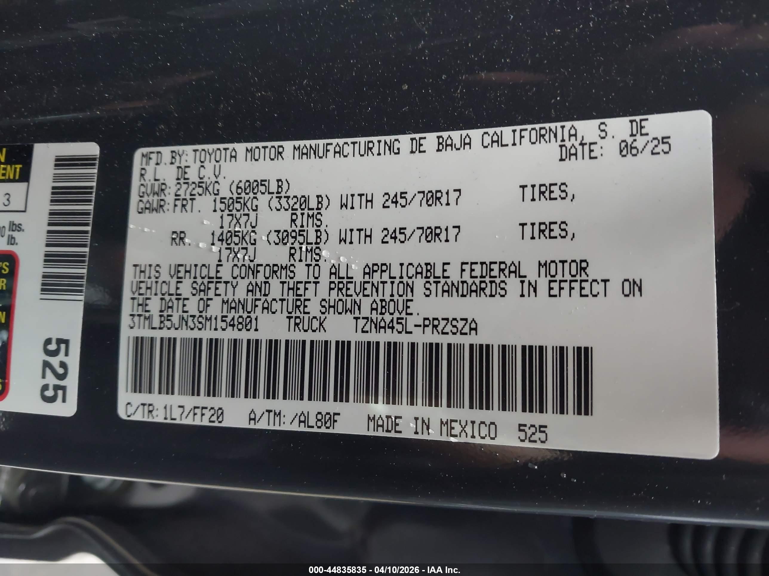 TOYOTA TACOMA image 9