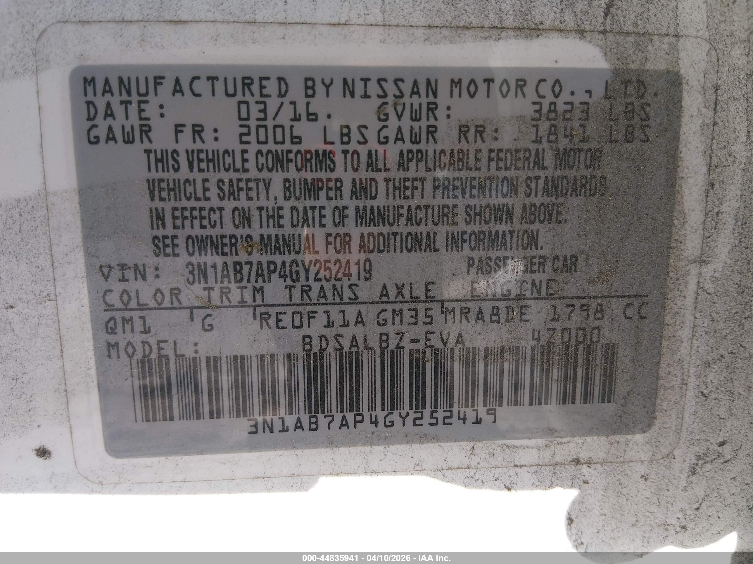 NISSAN SENTRA image 9