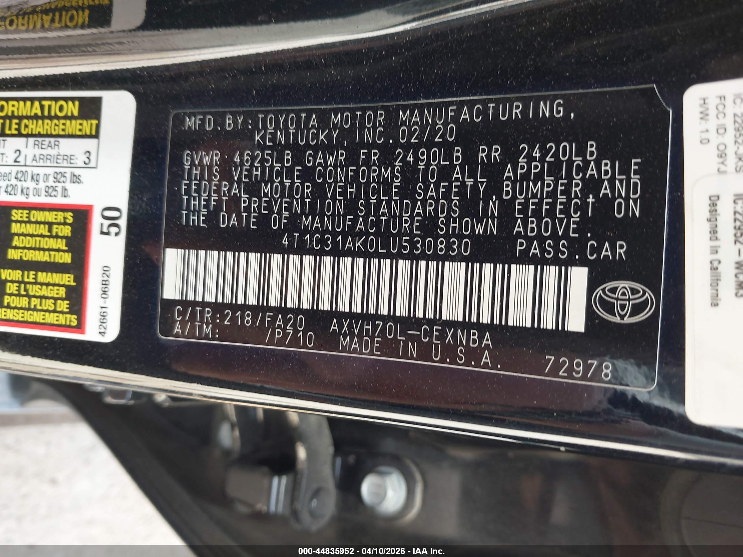 TOYOTA CAMRY image 9