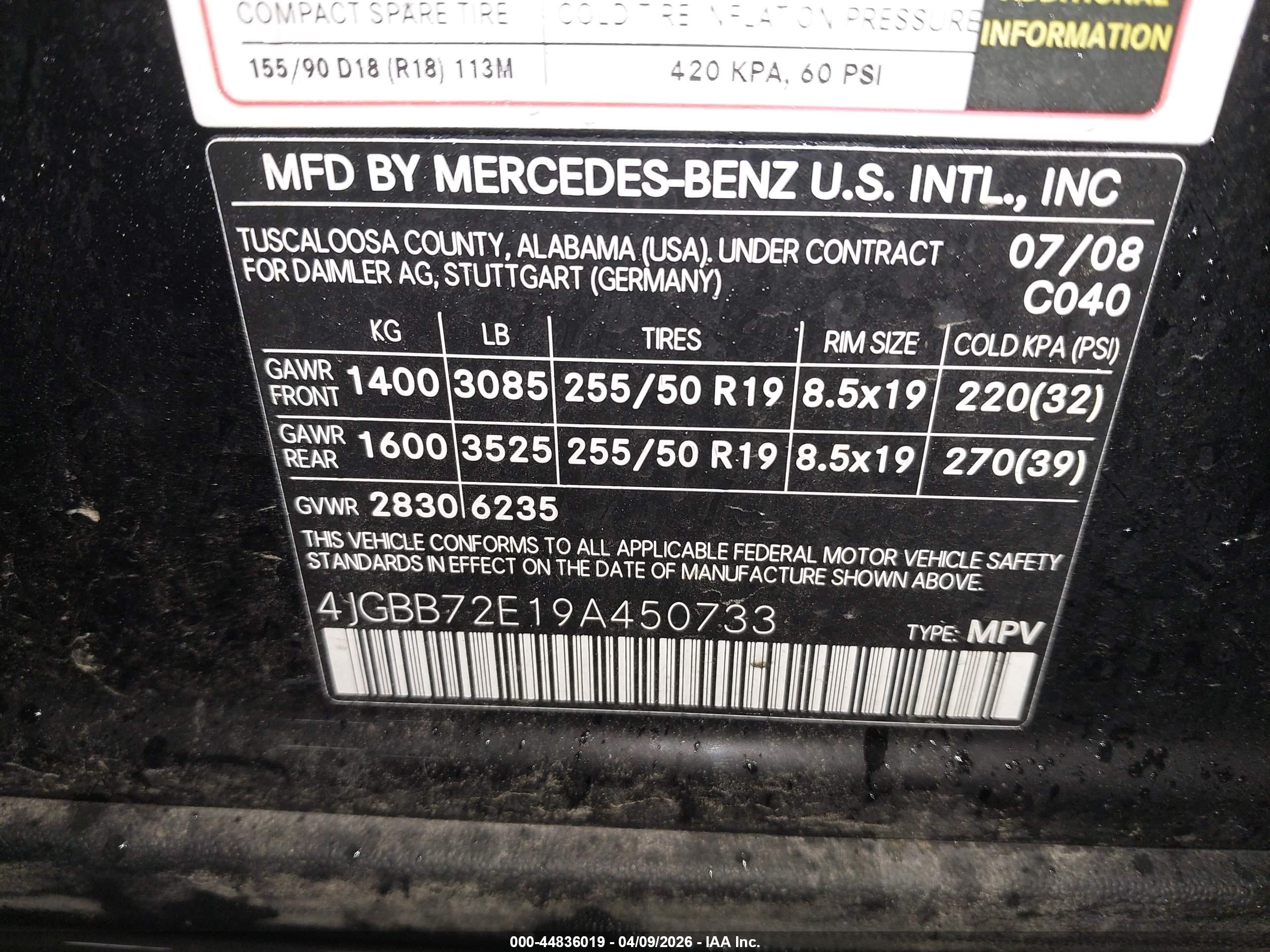 MERCEDES-BENZ ML image 9