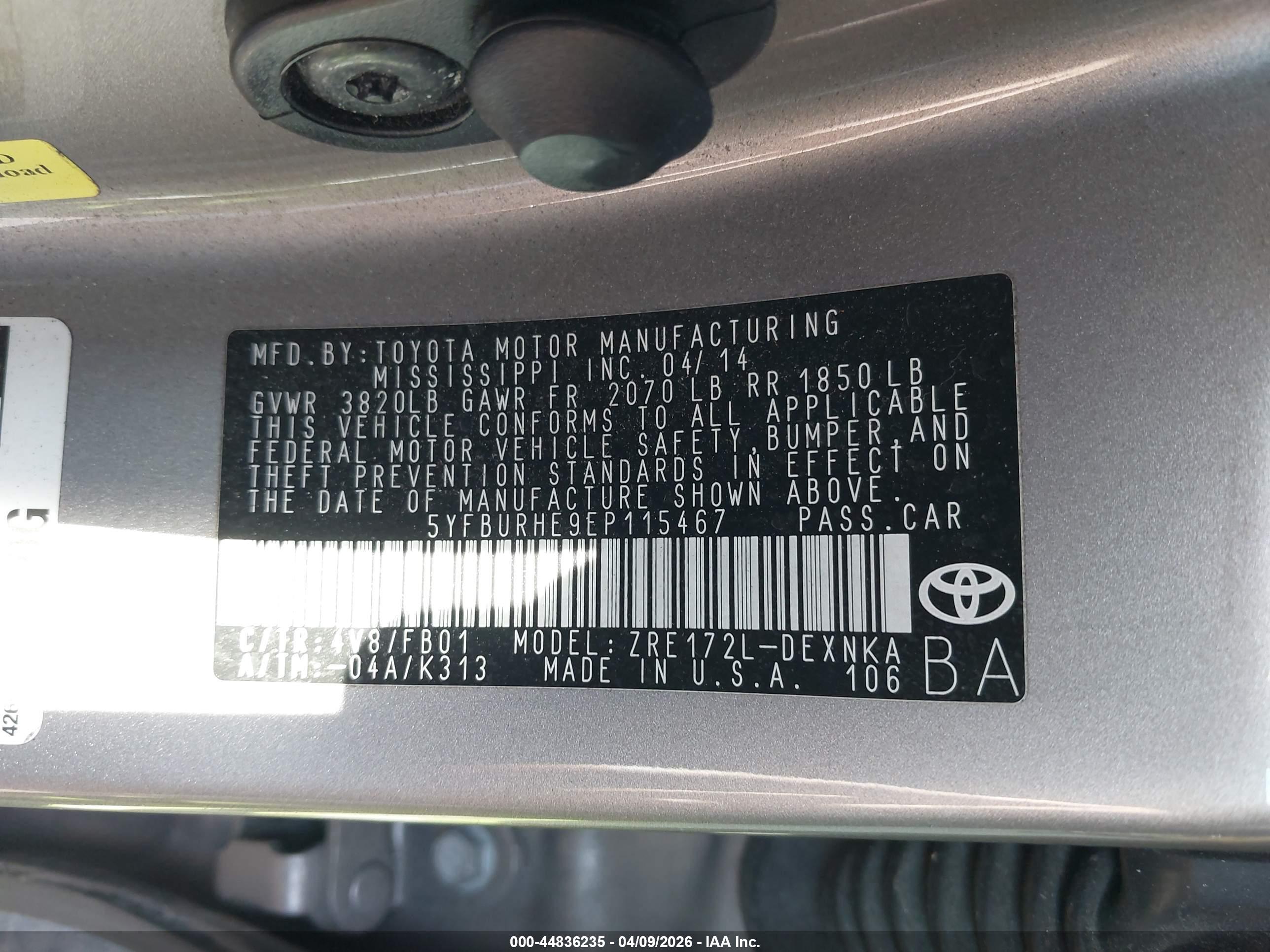 TOYOTA COROLLA image 9