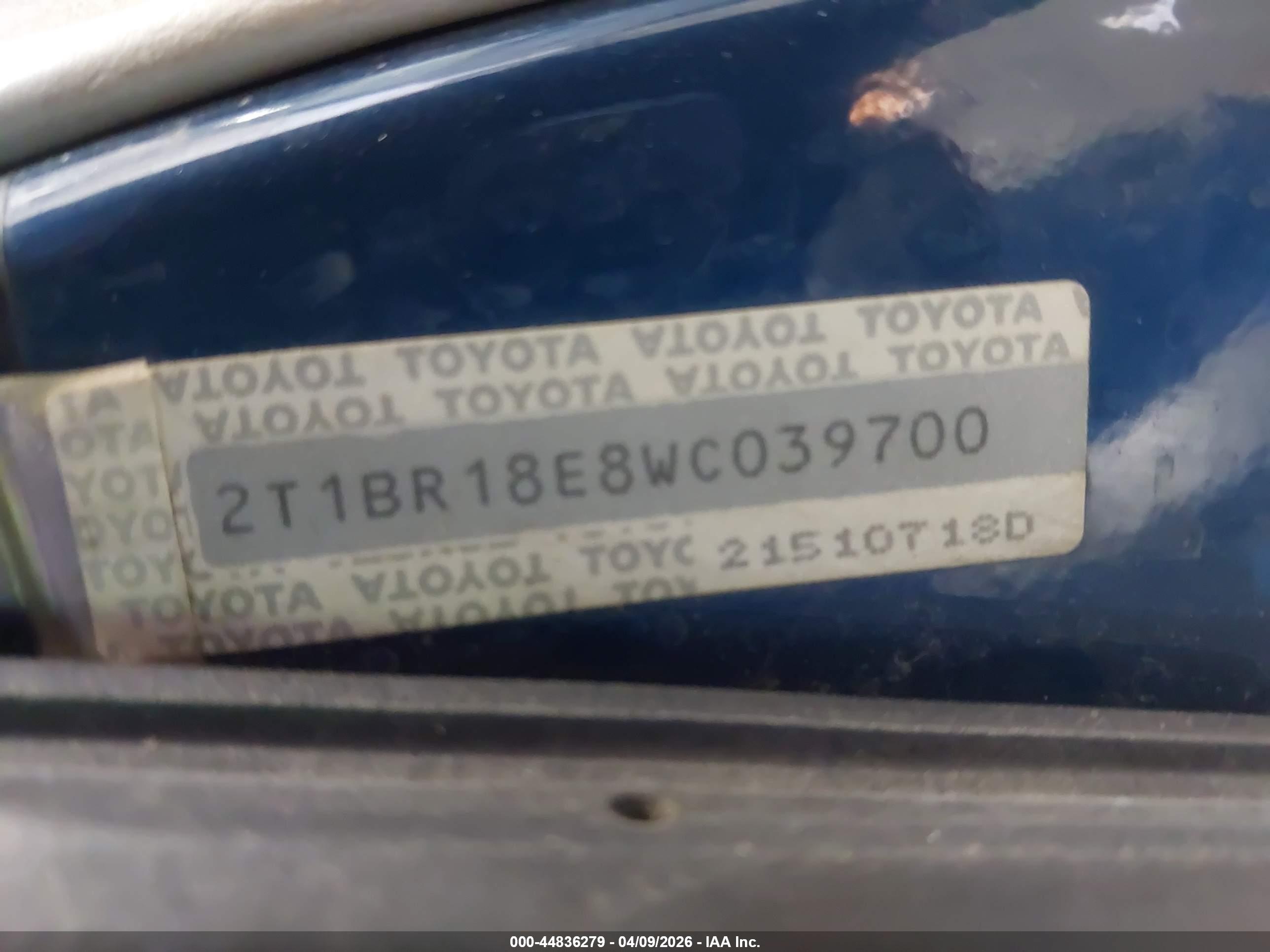 TOYOTA COROLLA image 9