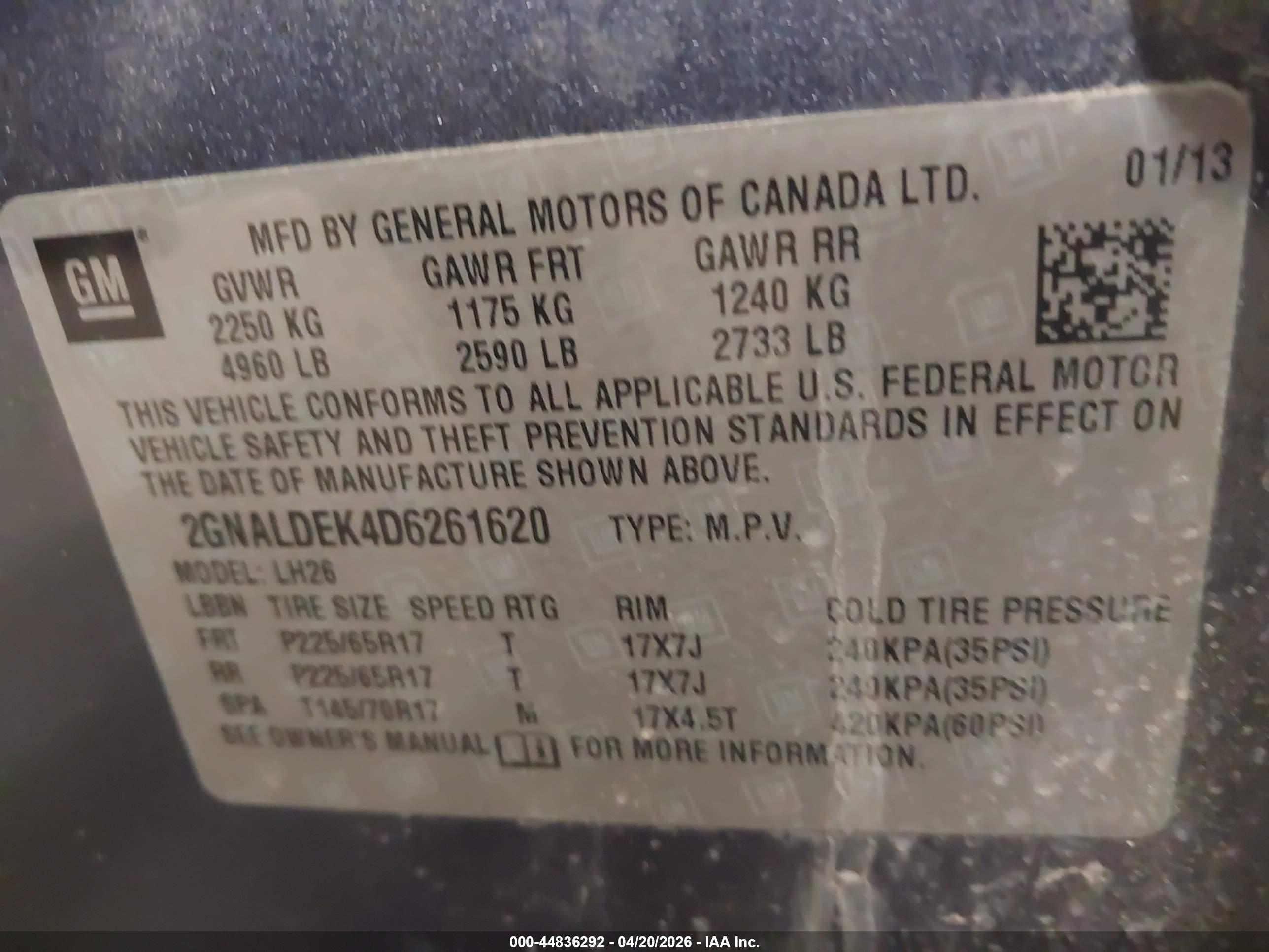 CHEVROLET EQUINOX image 9