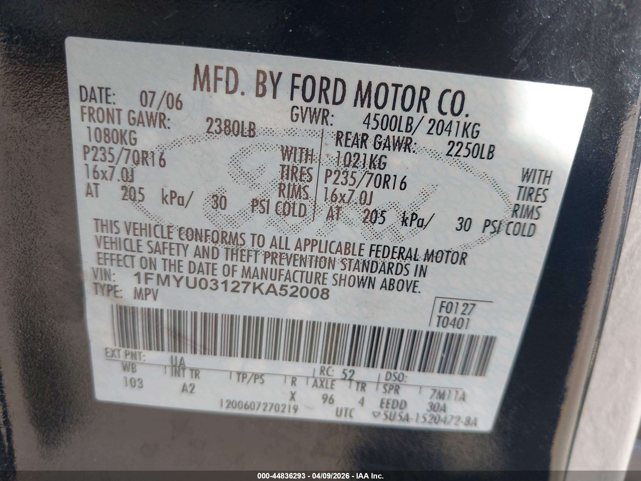 FORD ESCAPE image 9