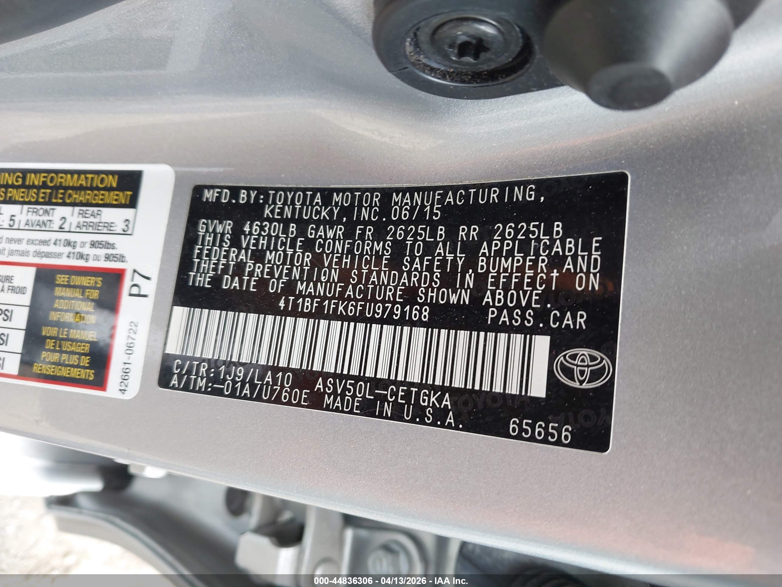 TOYOTA CAMRY image 9