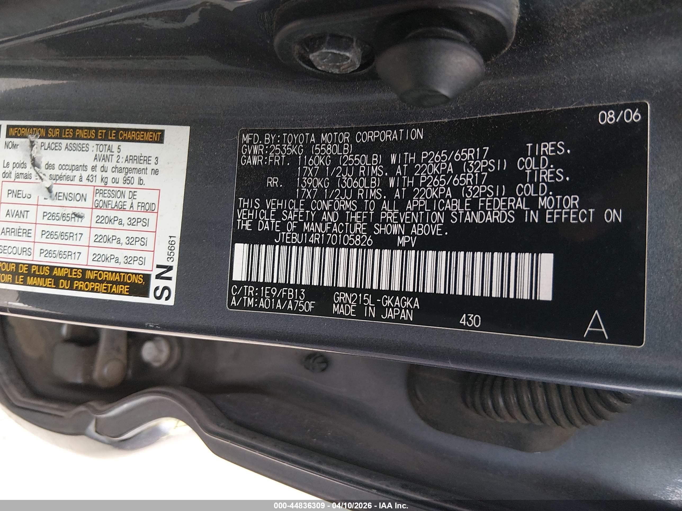 TOYOTA 4RUNNER image 9