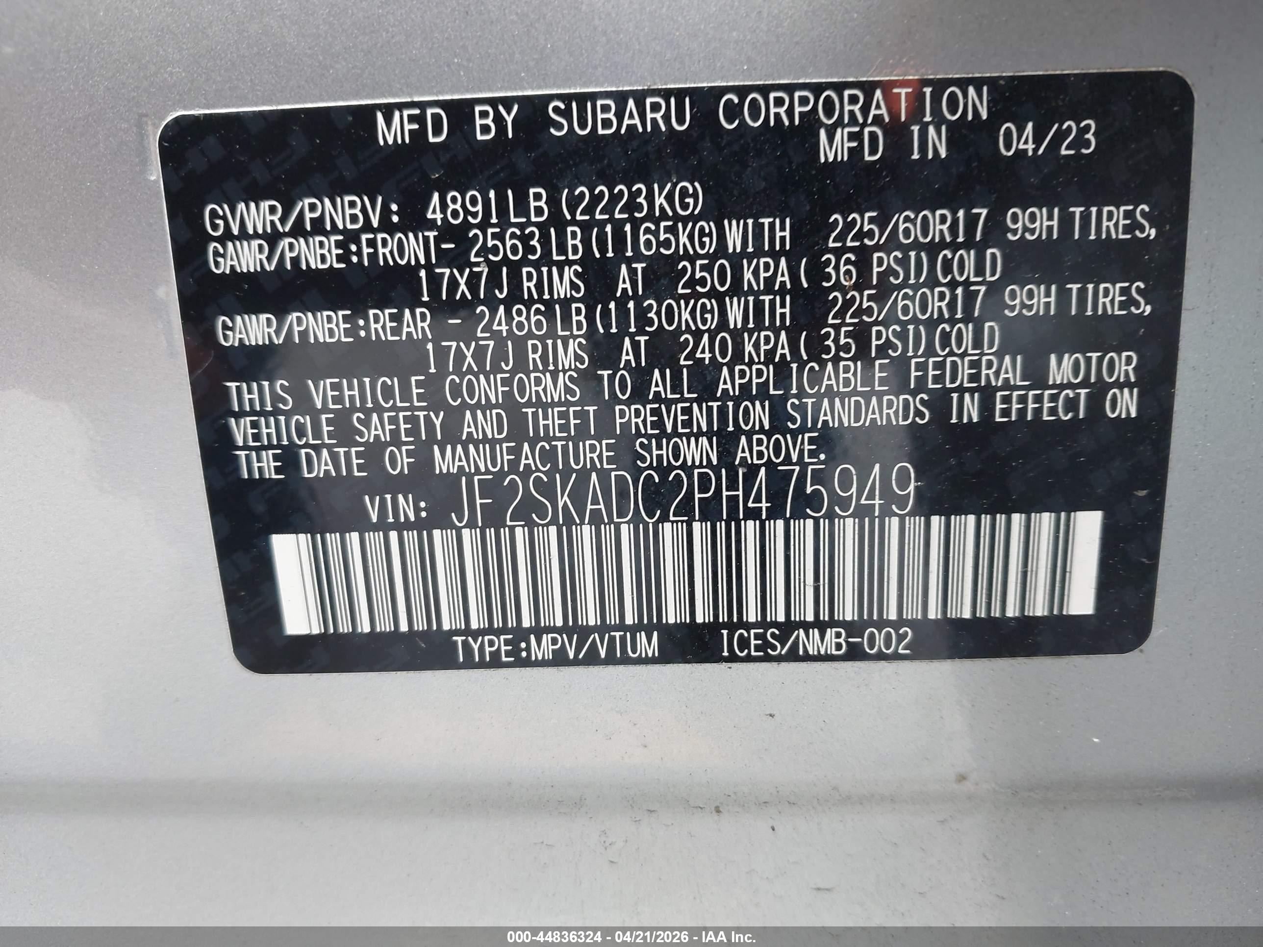 SUBARU FORESTER image 9