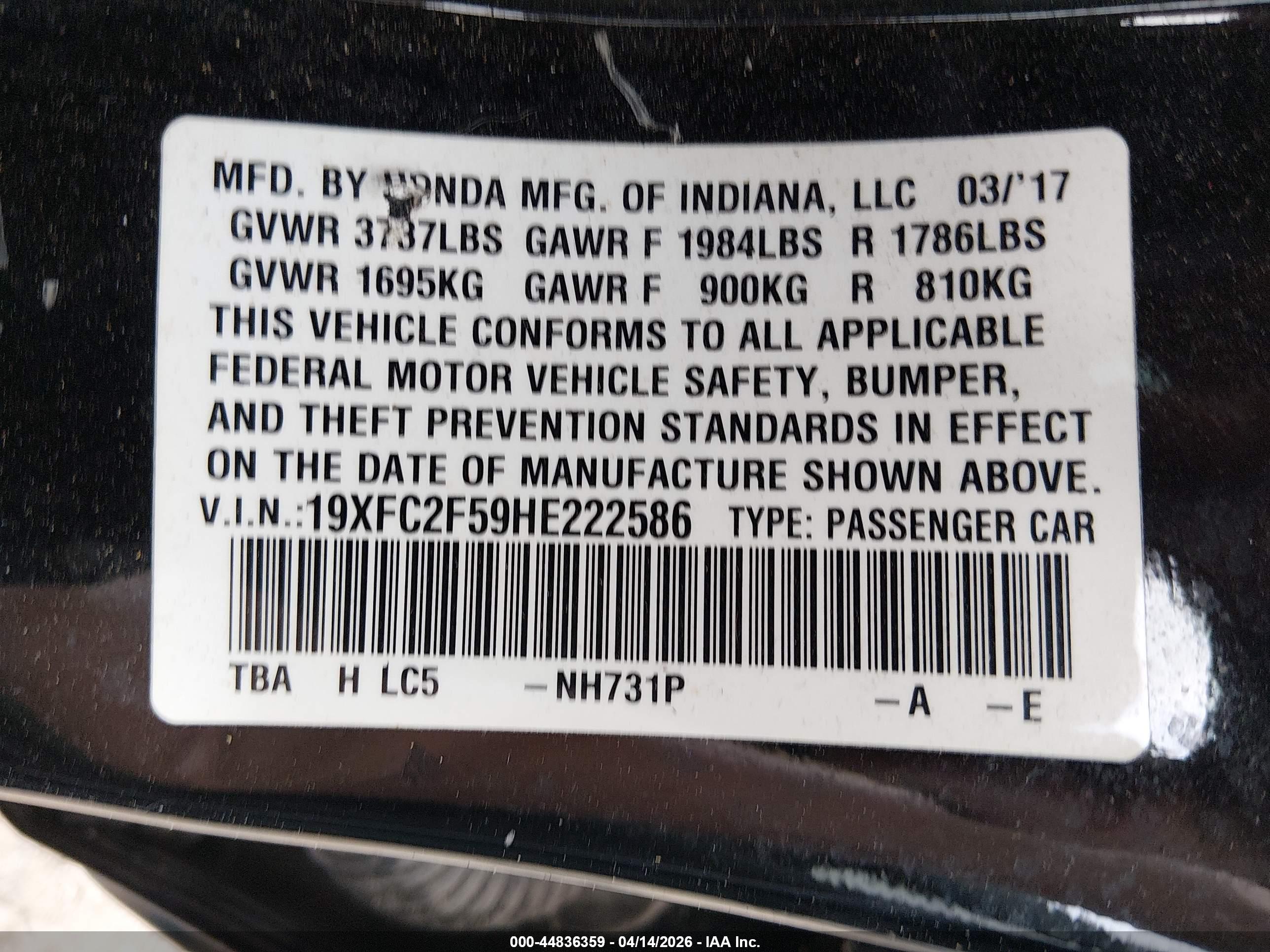 HONDA CIVIC image 9