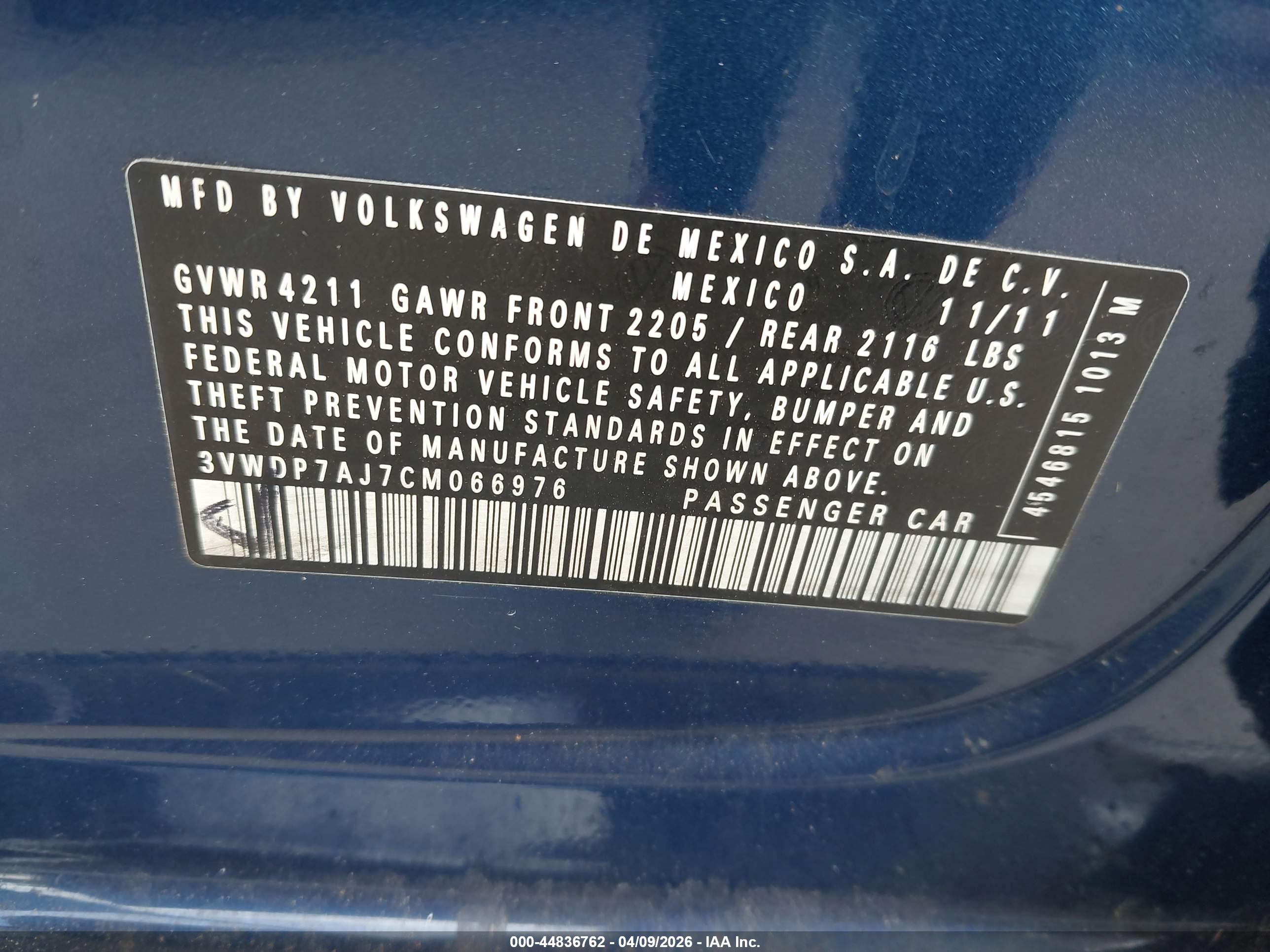 VOLKSWAGEN JETTA image 9