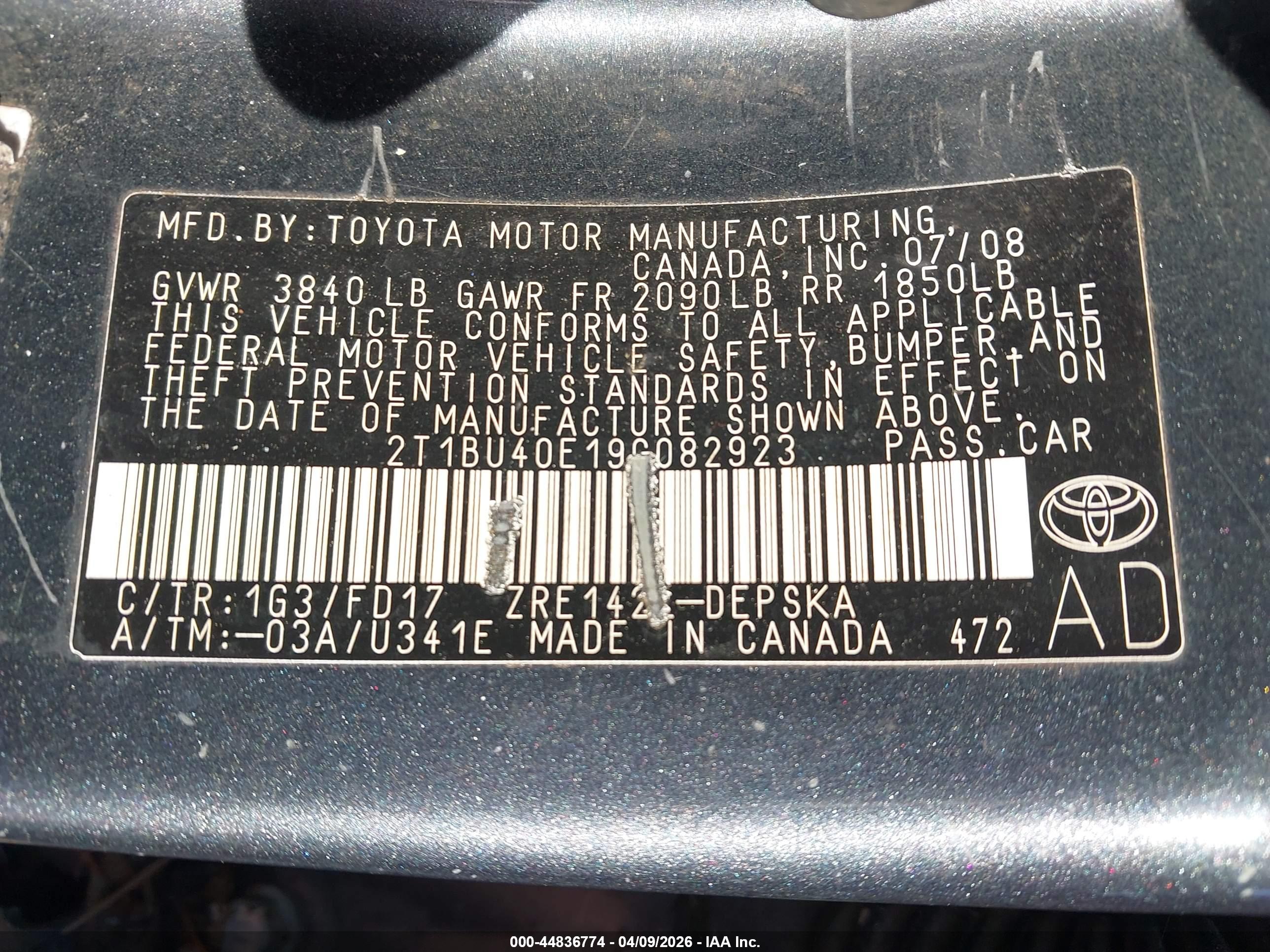 TOYOTA COROLLA image 9