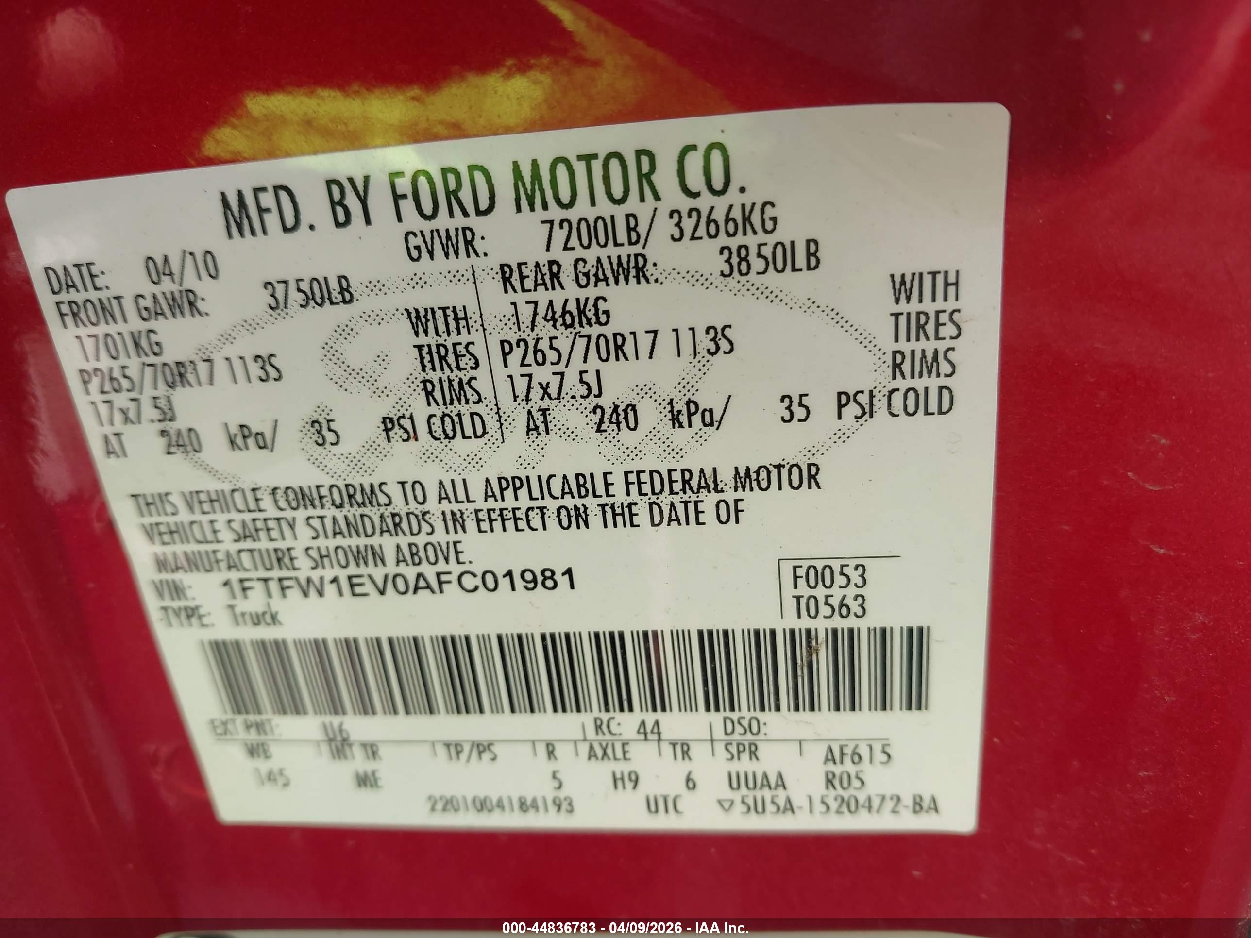 FORD F-150 image 9