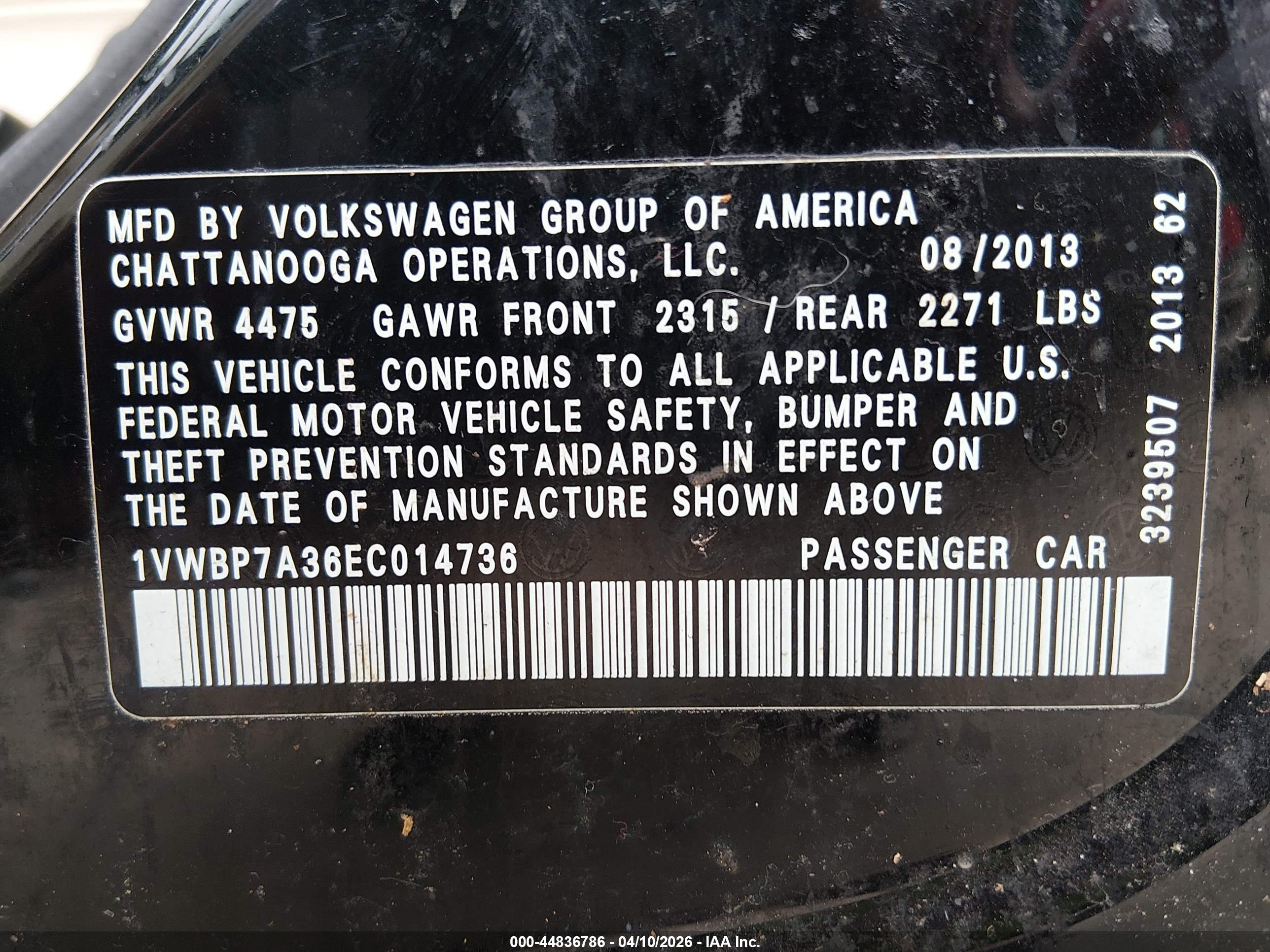 VOLKSWAGEN PASSAT image 9