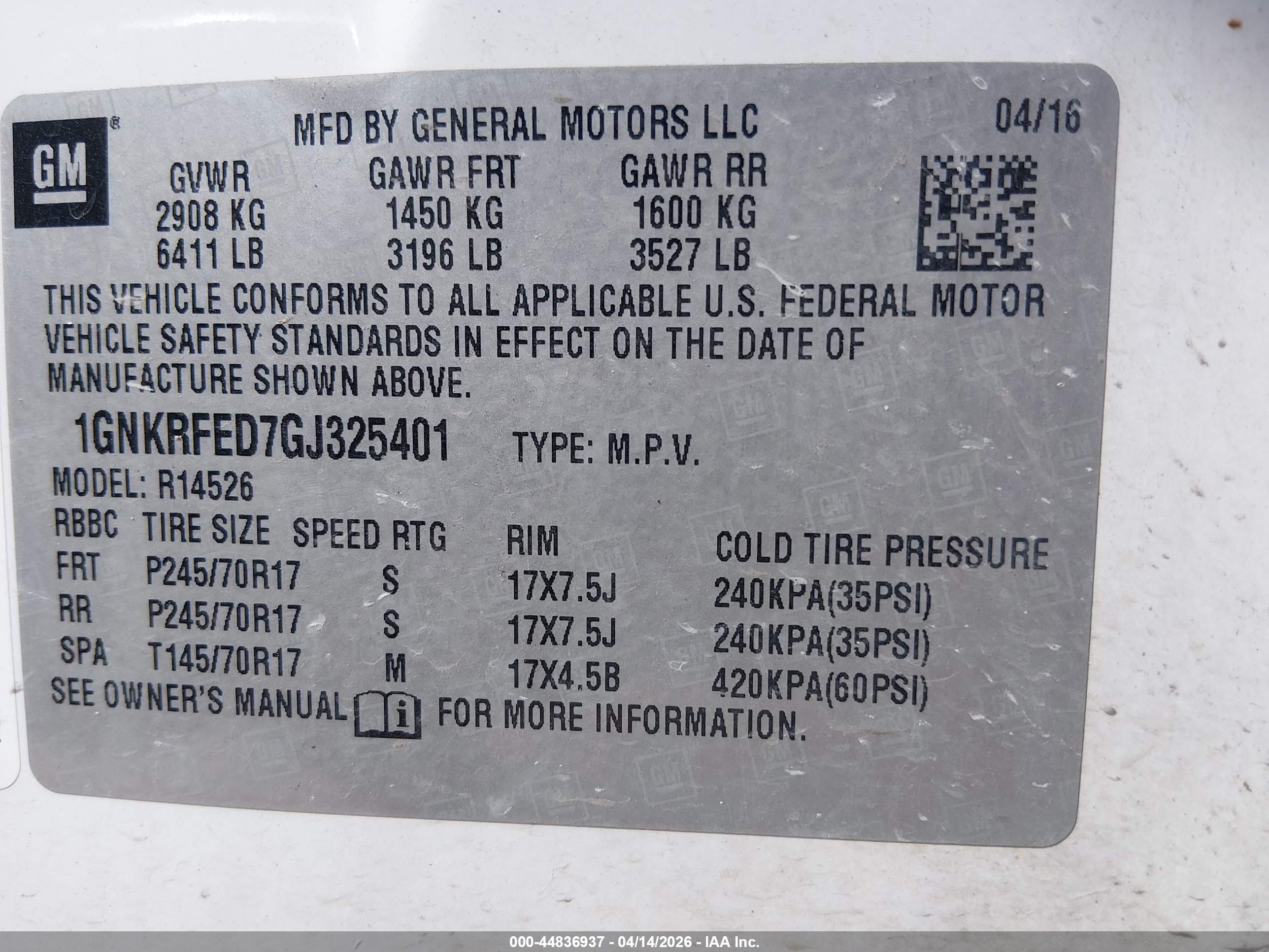 CHEVROLET TRAVERSE image 9