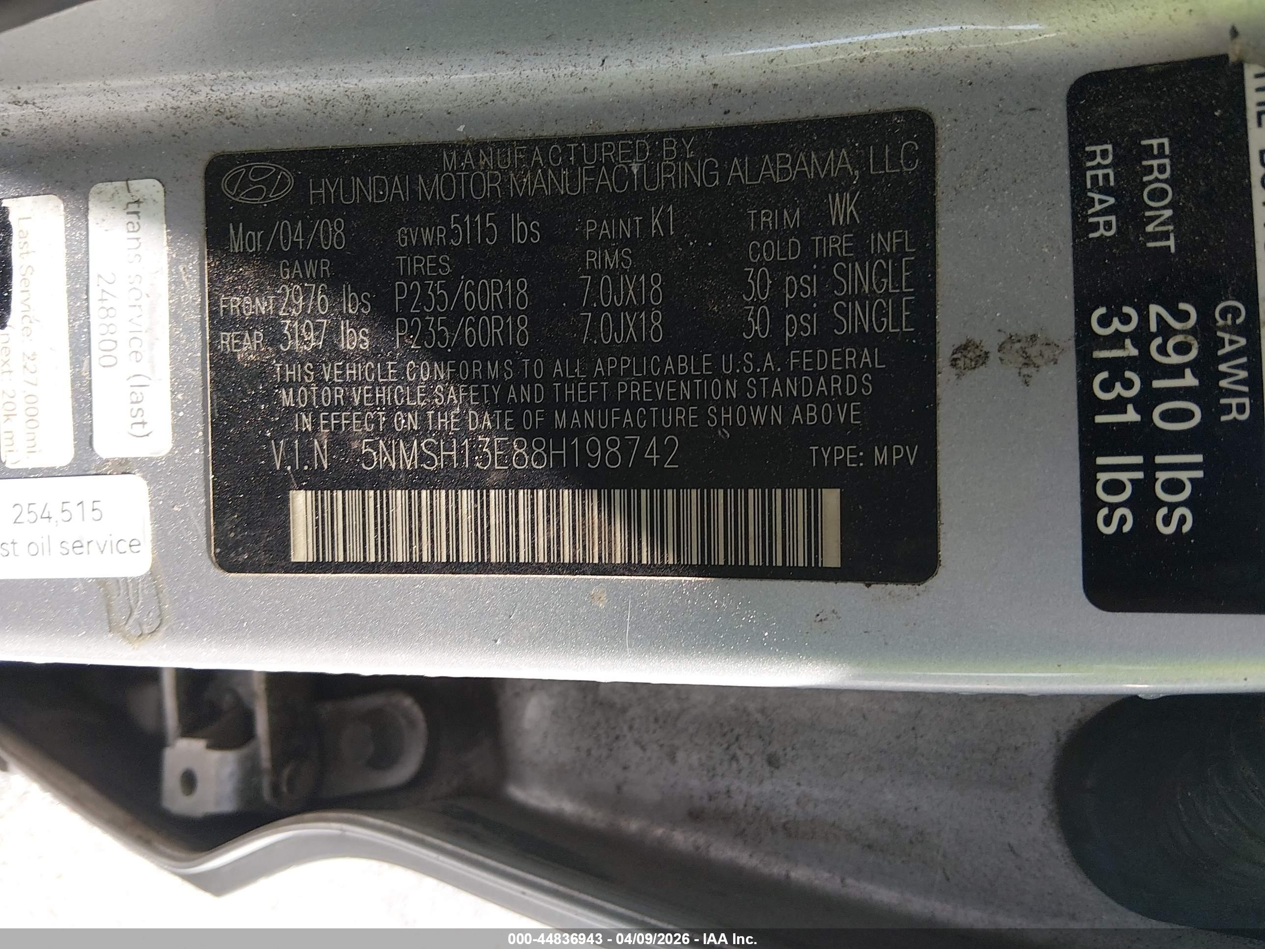HYUNDAI SANTA image 9