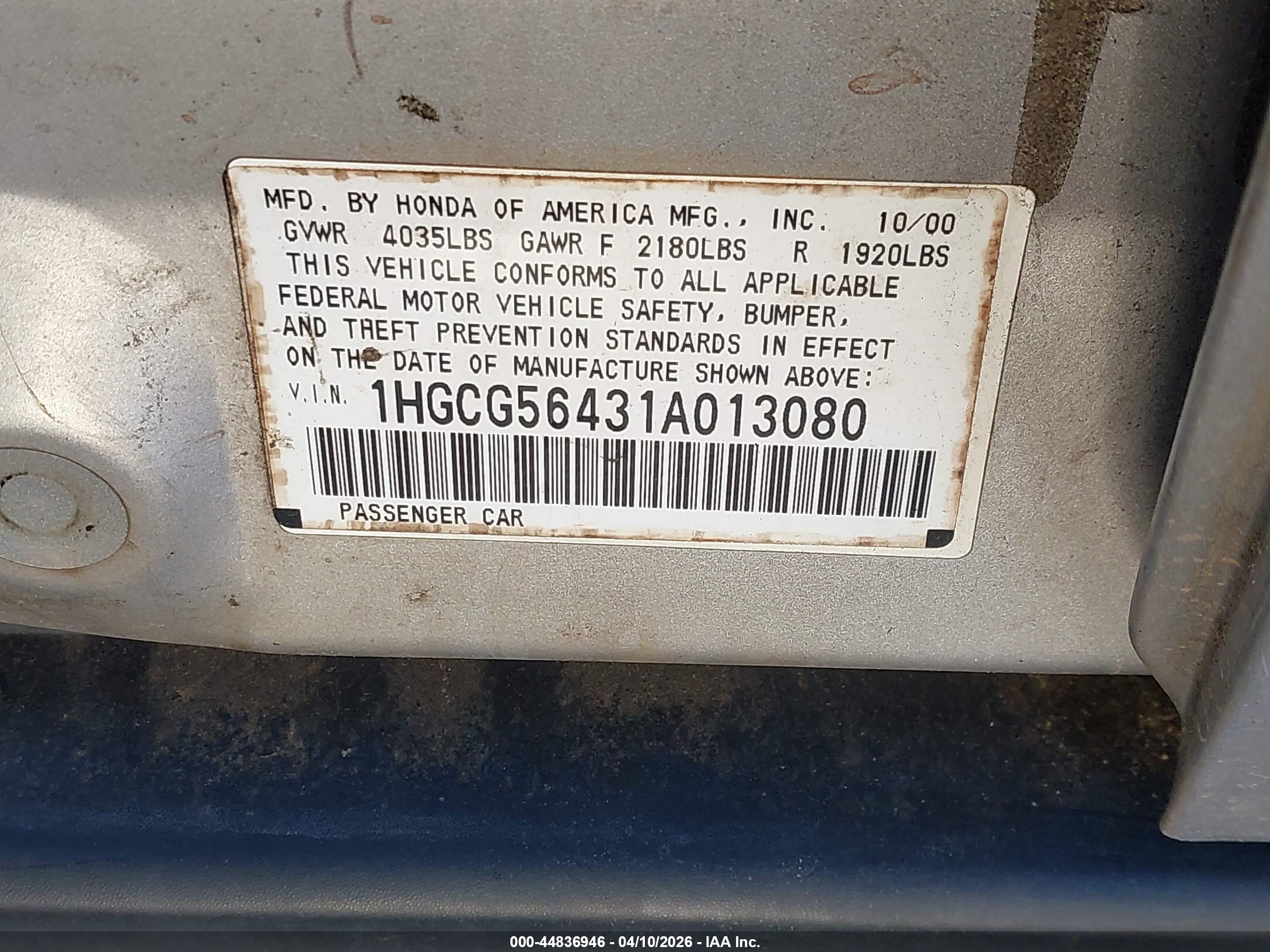 HONDA ACCORD image 9