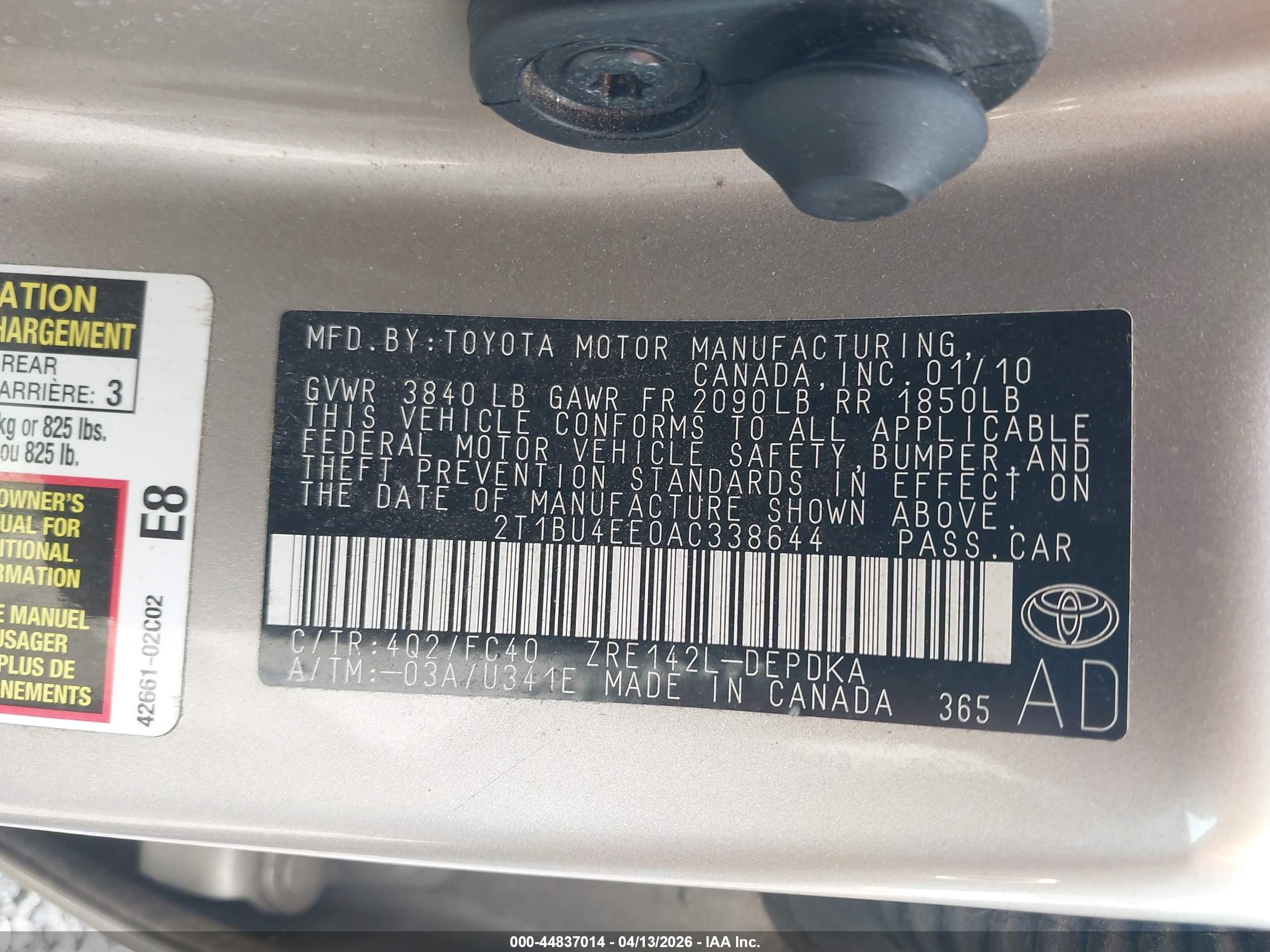 TOYOTA COROLLA image 9