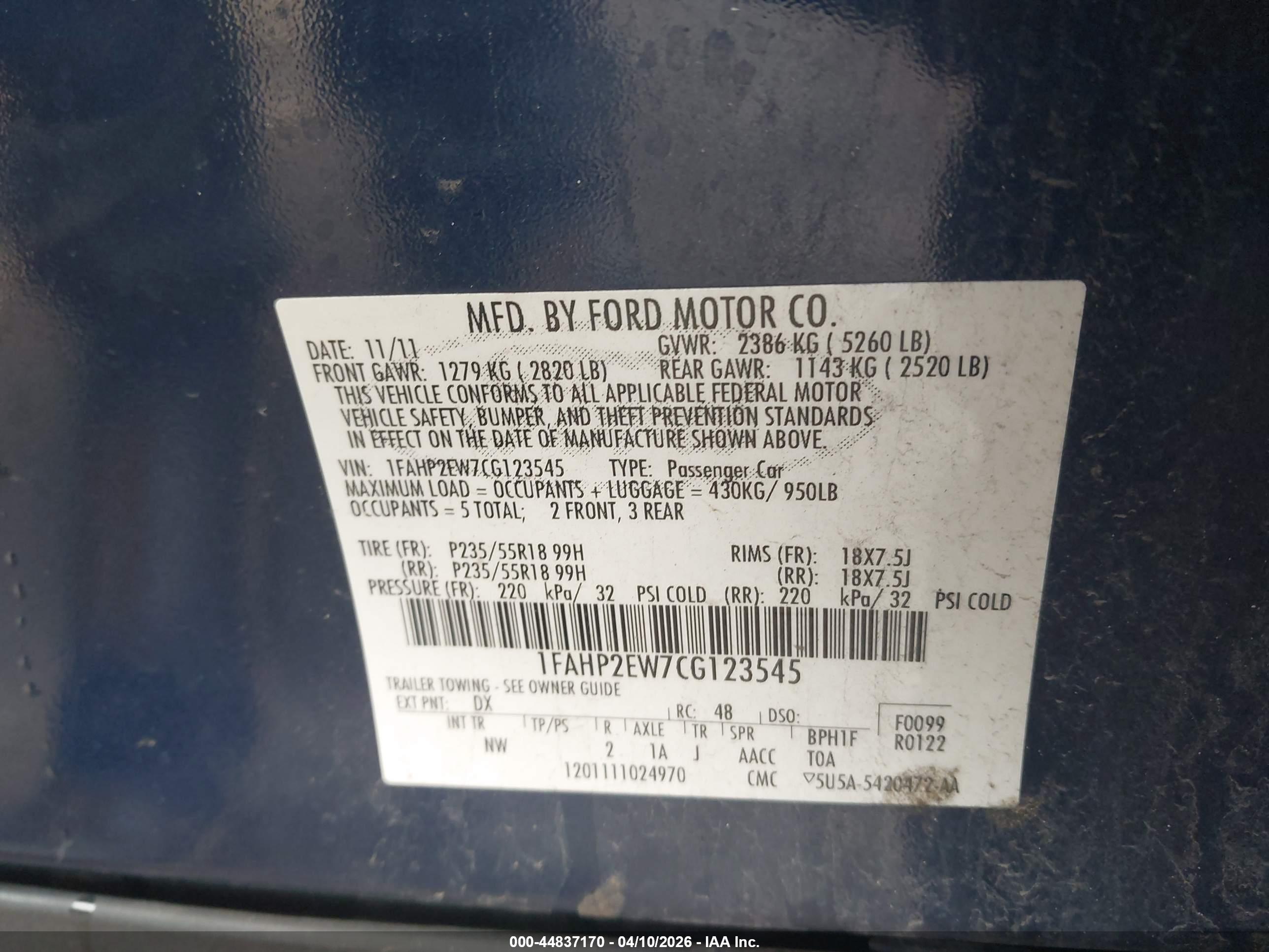 FORD TAURUS image 9