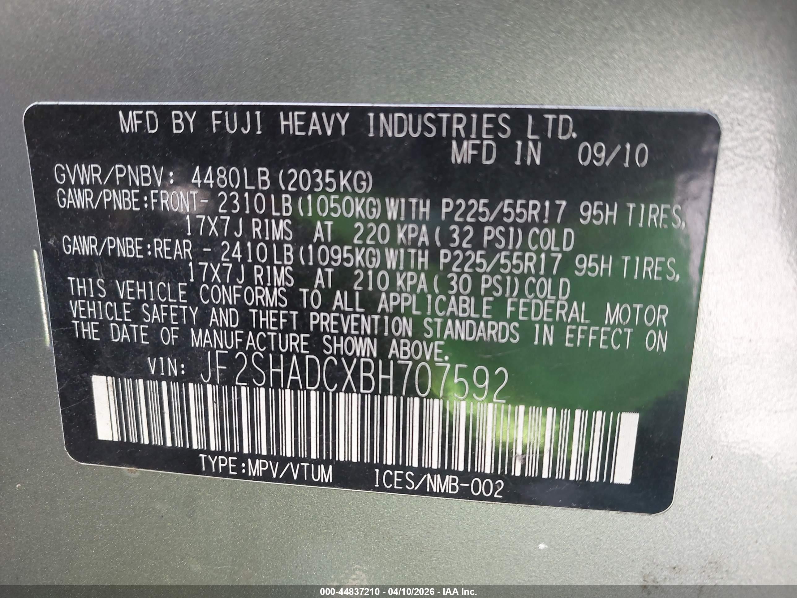 SUBARU FORESTER image 9