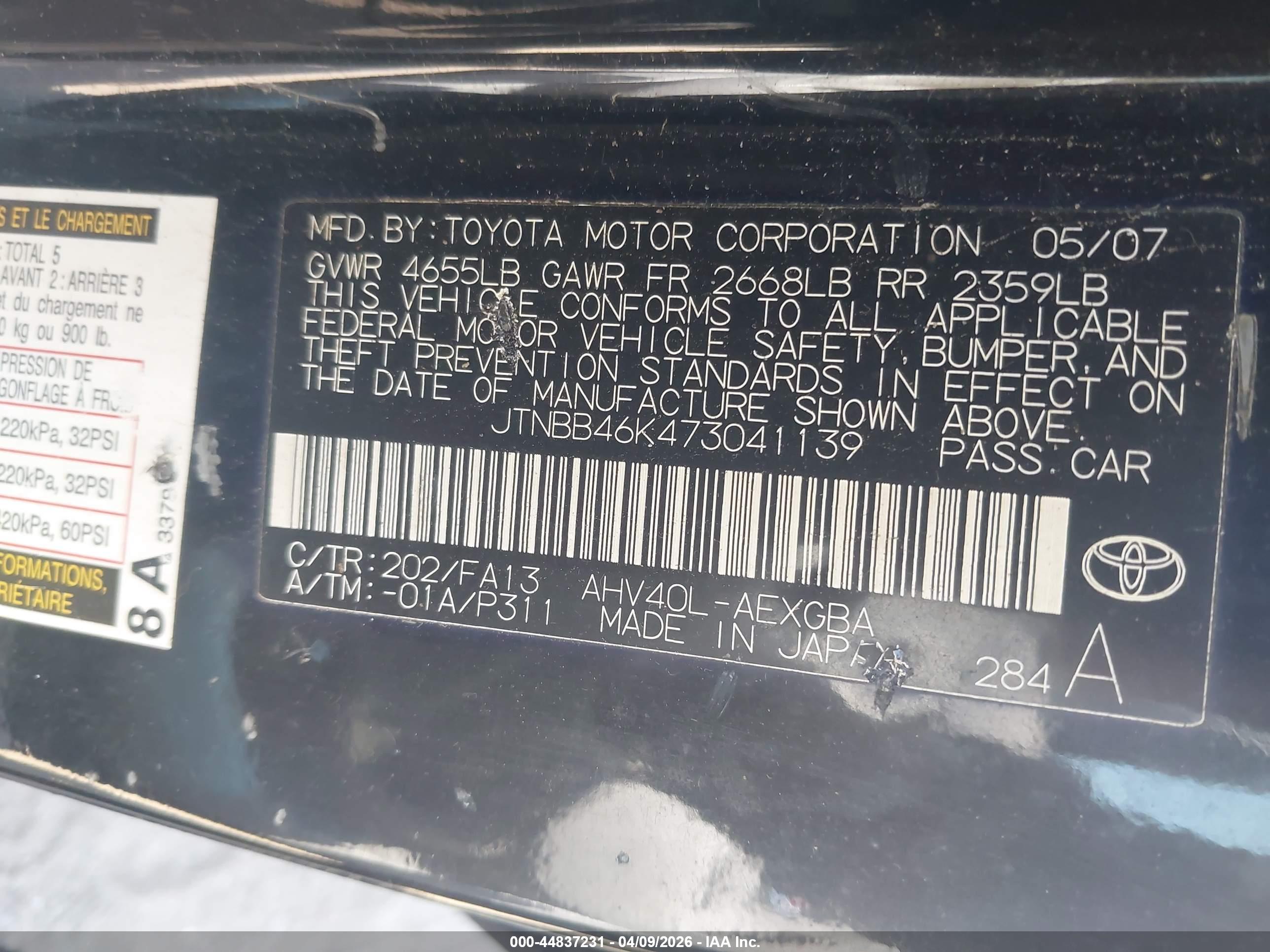 TOYOTA CAMRY image 9
