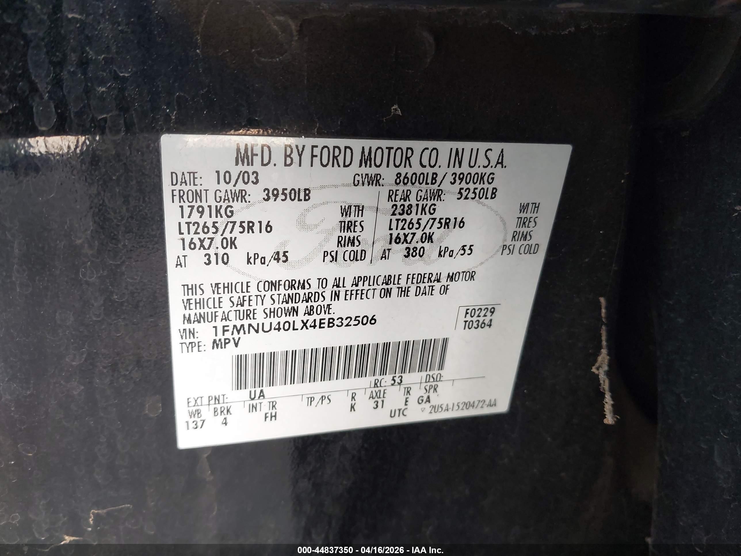 FORD EXCURSION image 9