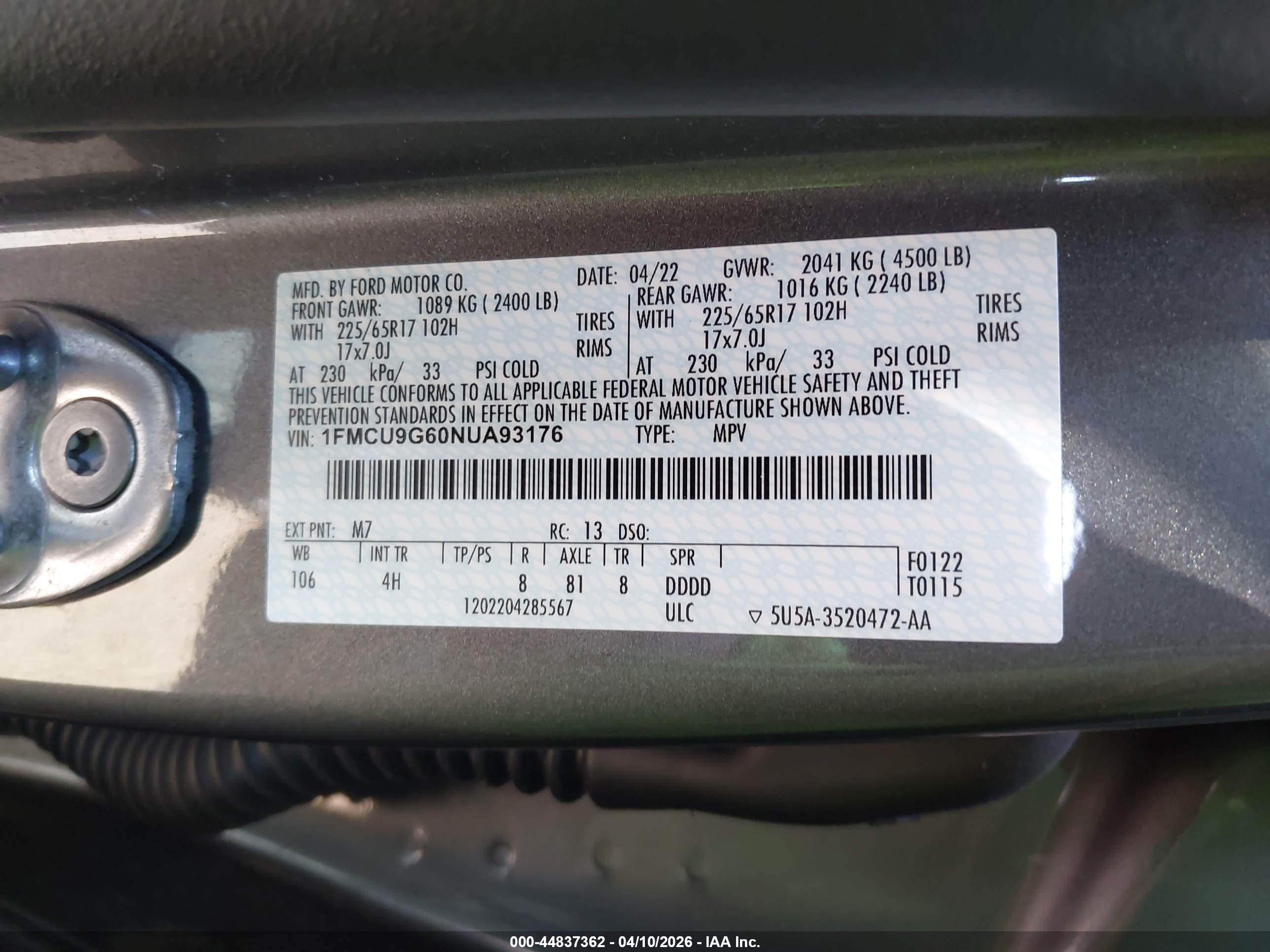 FORD ESCAPE image 9
