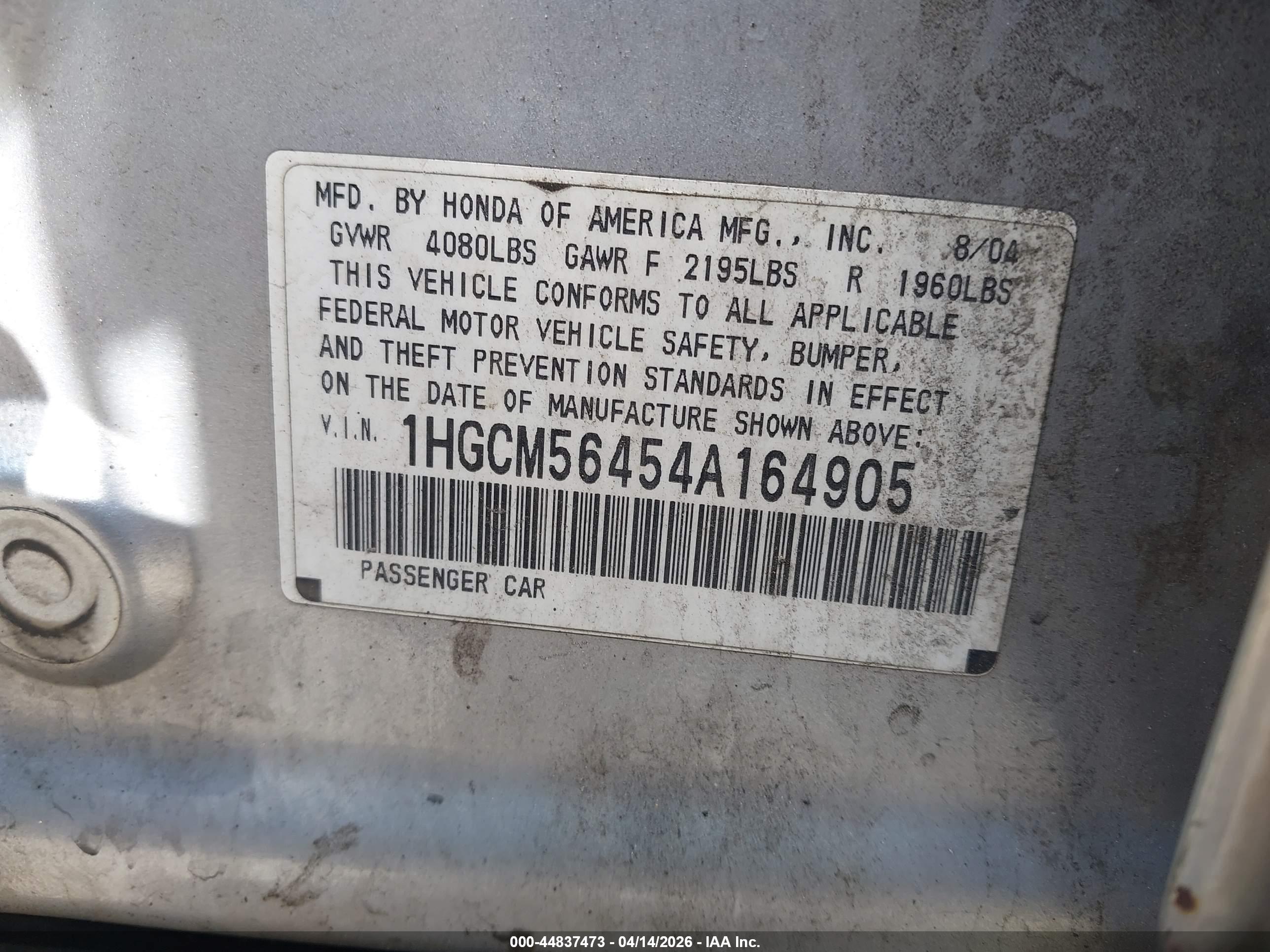 HONDA ACCORD image 9