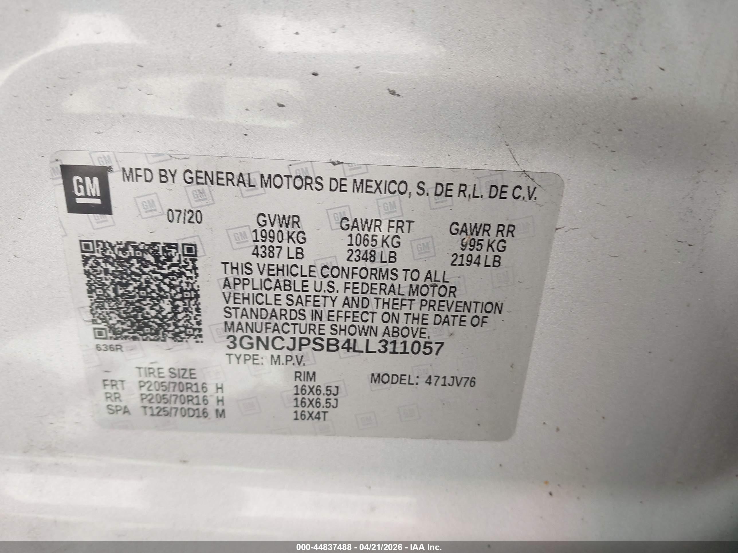 CHEVROLET TRAX image 9